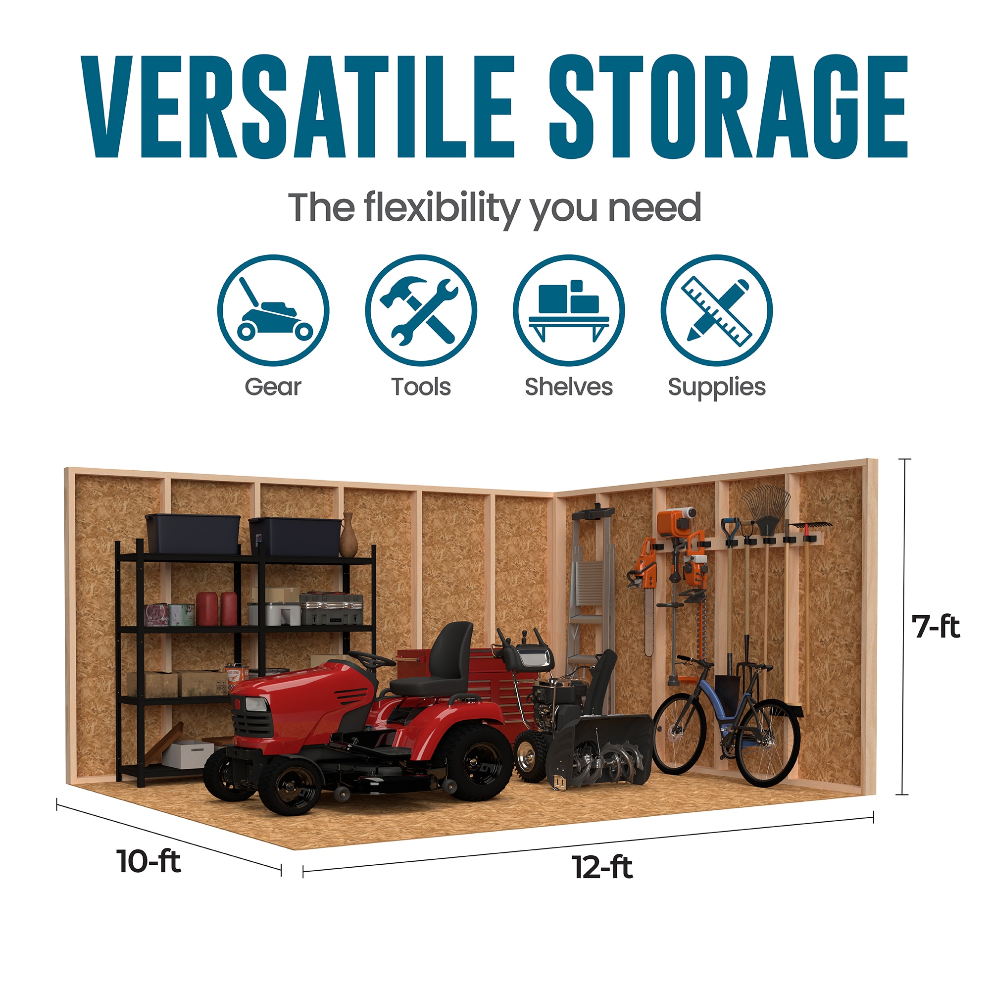 Heartland 63438-3 Wood-Storage-Buildings - View #6