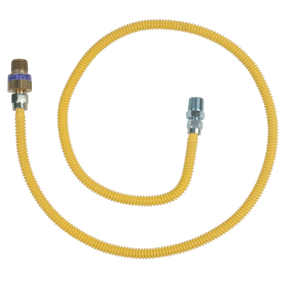 BrassCraft 48-in Flare Inlet x FIP Outlet Stainless Steel Gas Connector in  the Appliance Supply Lines & Drain Hoses department at