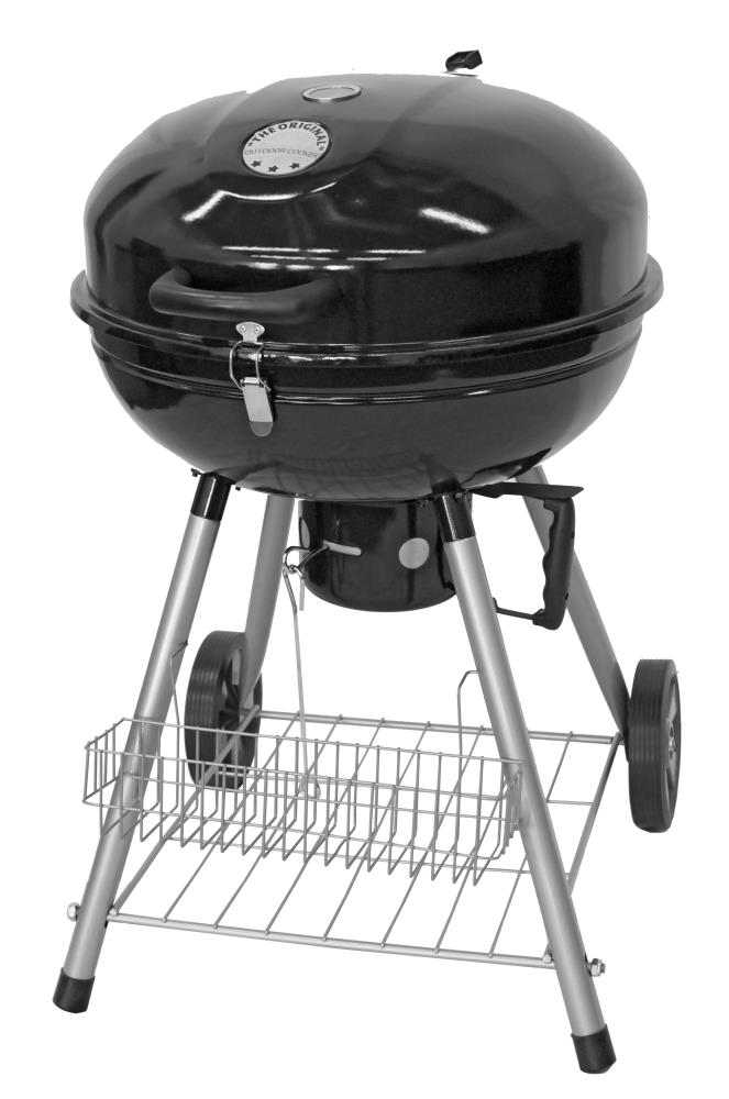 The Original Outdoor Cooker 22.4-in W Black Kettle Charcoal Grill in