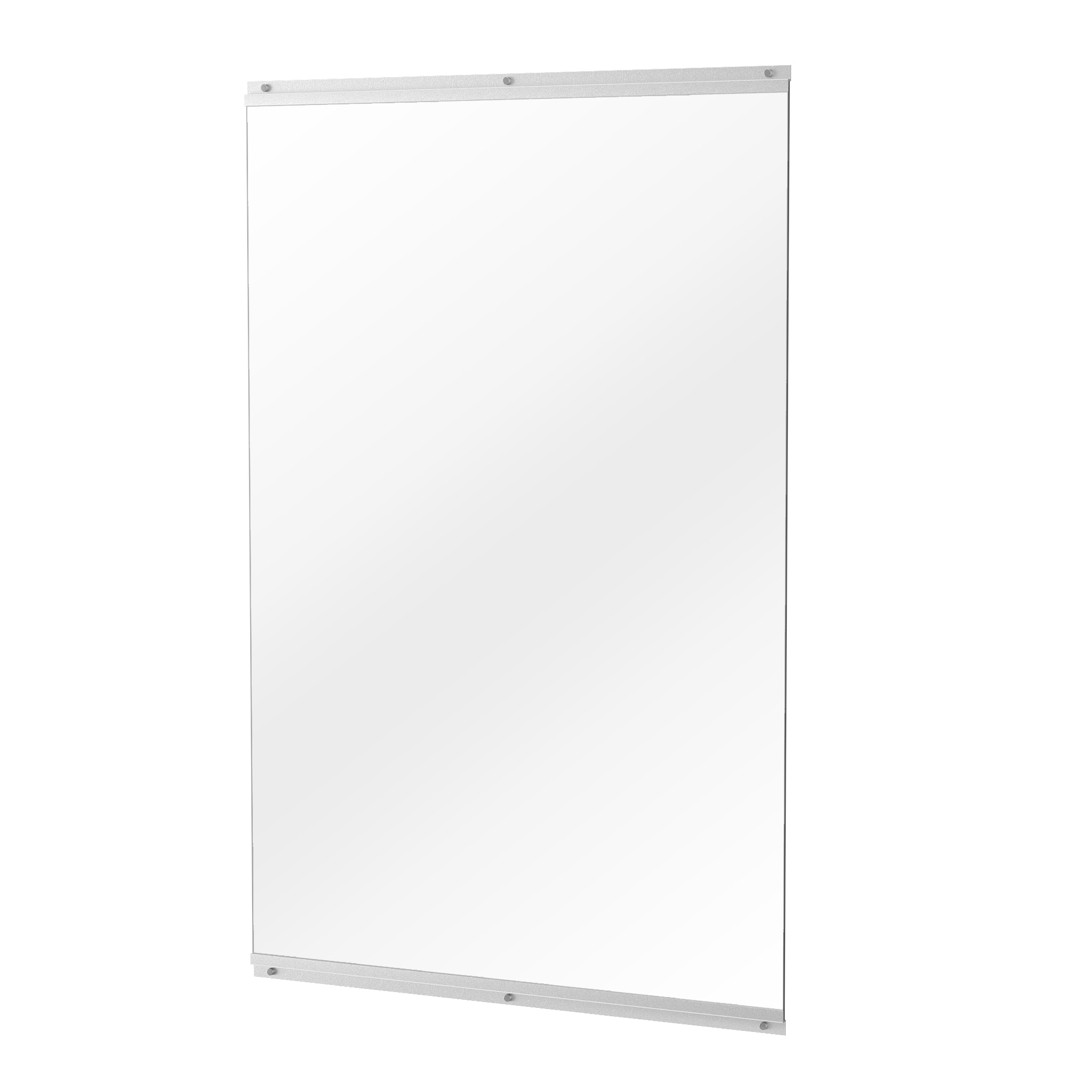 LOVMOR R-GM-32-48-1PC Polished 32 in. W x 48 in. Modern Rectangular Tempered Glass Wall Mirror