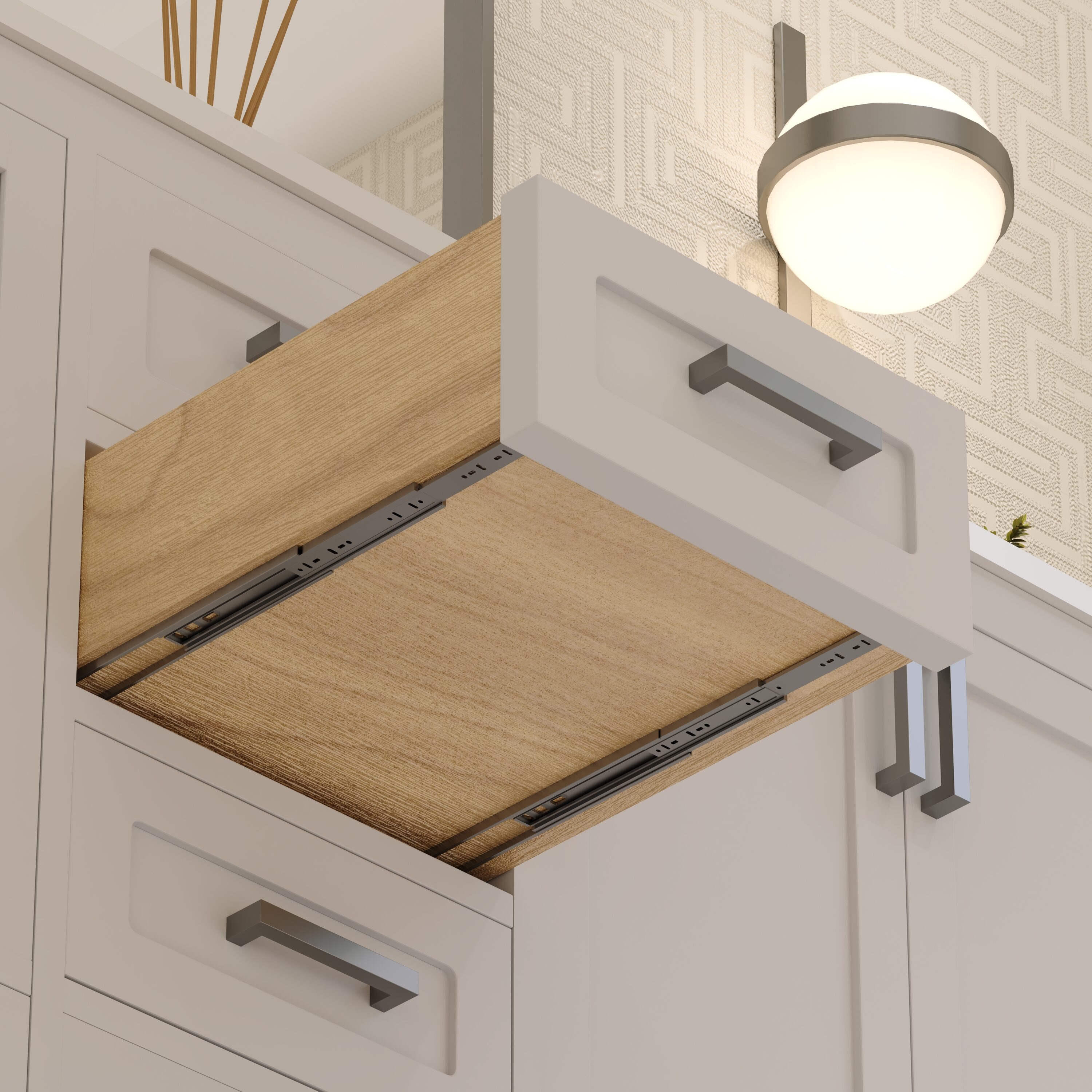 Ayna Decors AVM60WH3022 Bath-Vanity-Combo - View #10