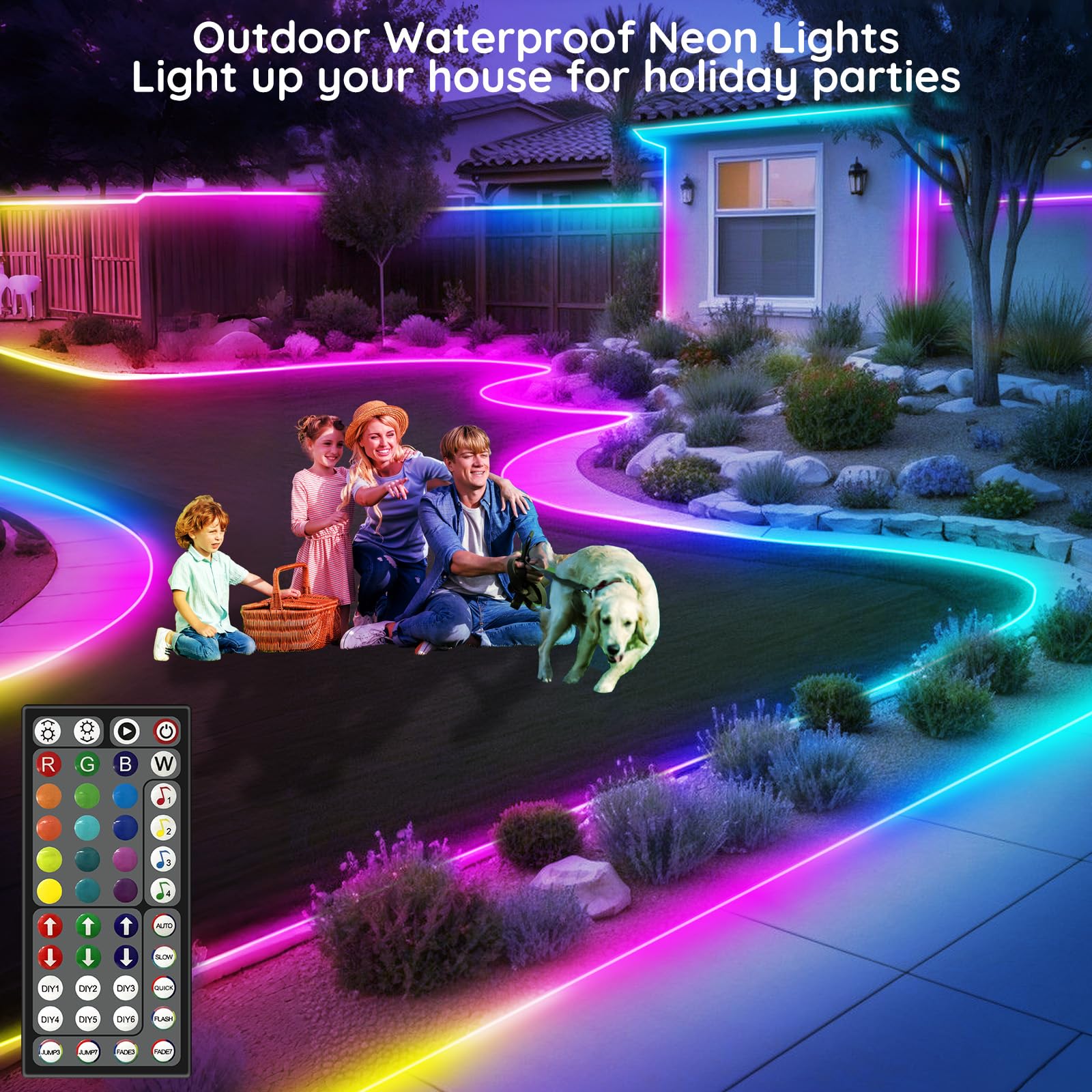 IUEST LIU0811R182 Christmas-Rope-Lights - View #6