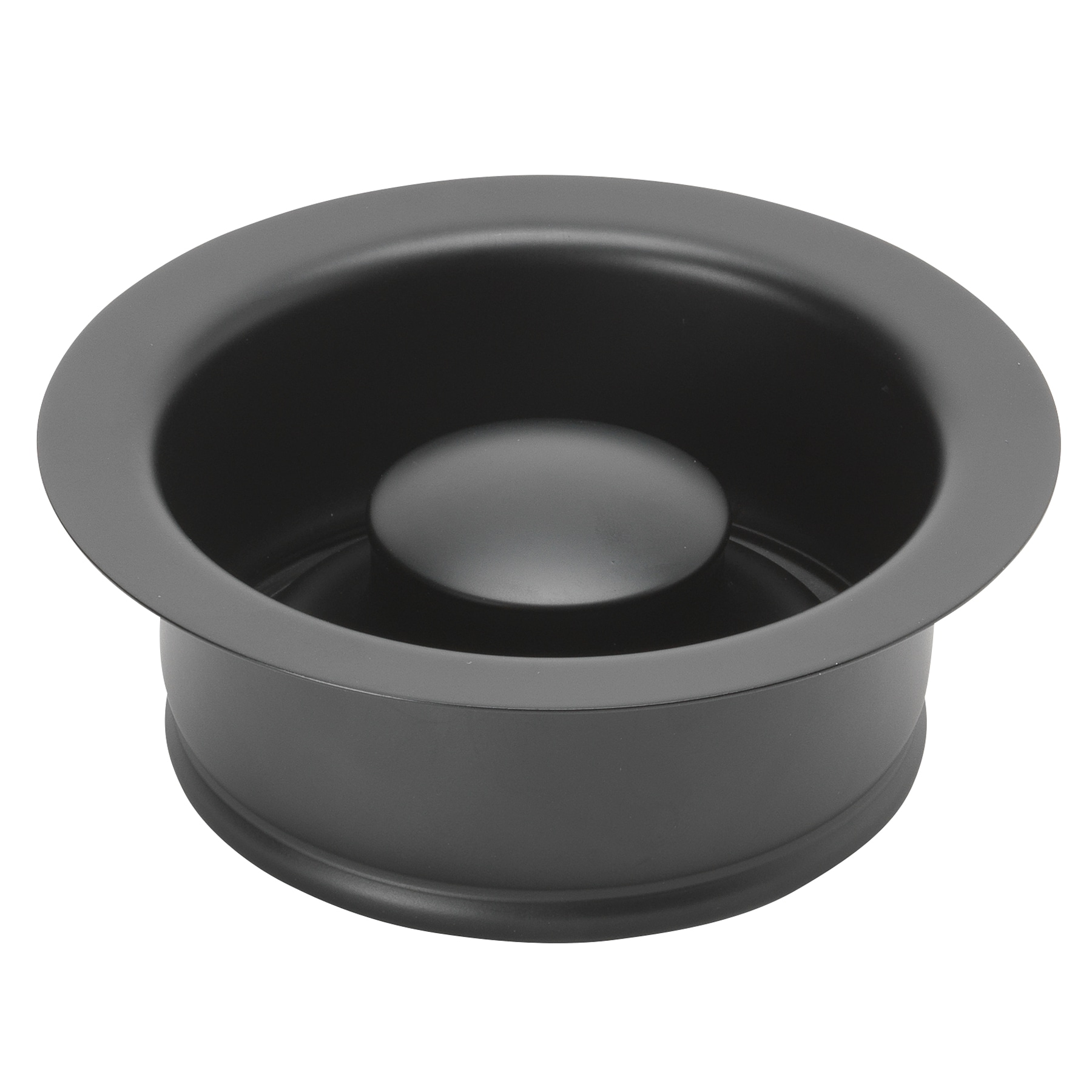 allen + roth KY-3001BLK 4.5-in Black Steel Garbage Disposal Sink flange