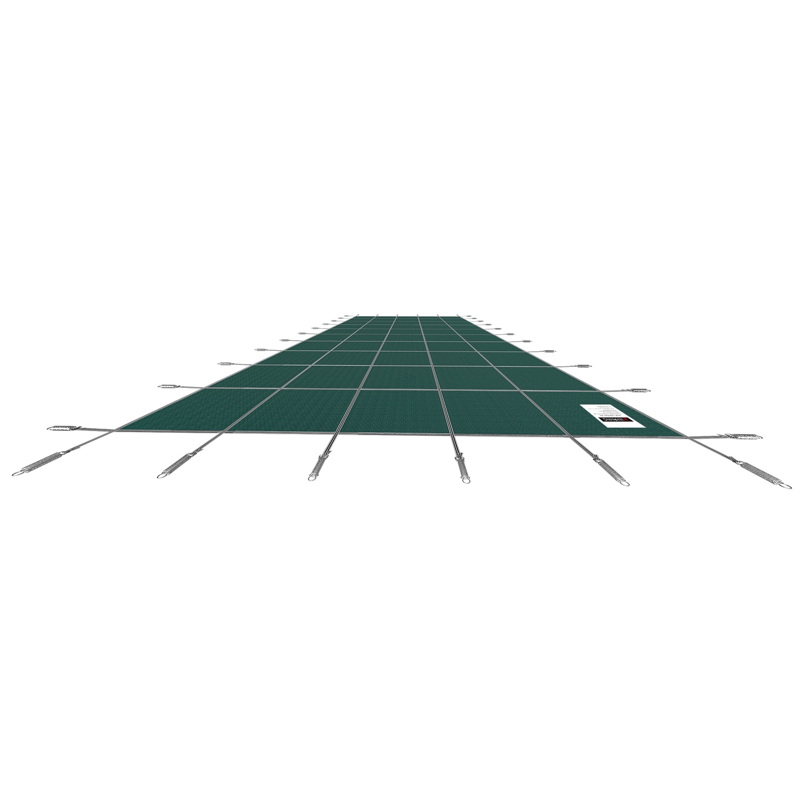 Mecale Rectangular In Ground Winter Pool Safety Cover with Mesh Polypropylene Fabric and Anchor Kit