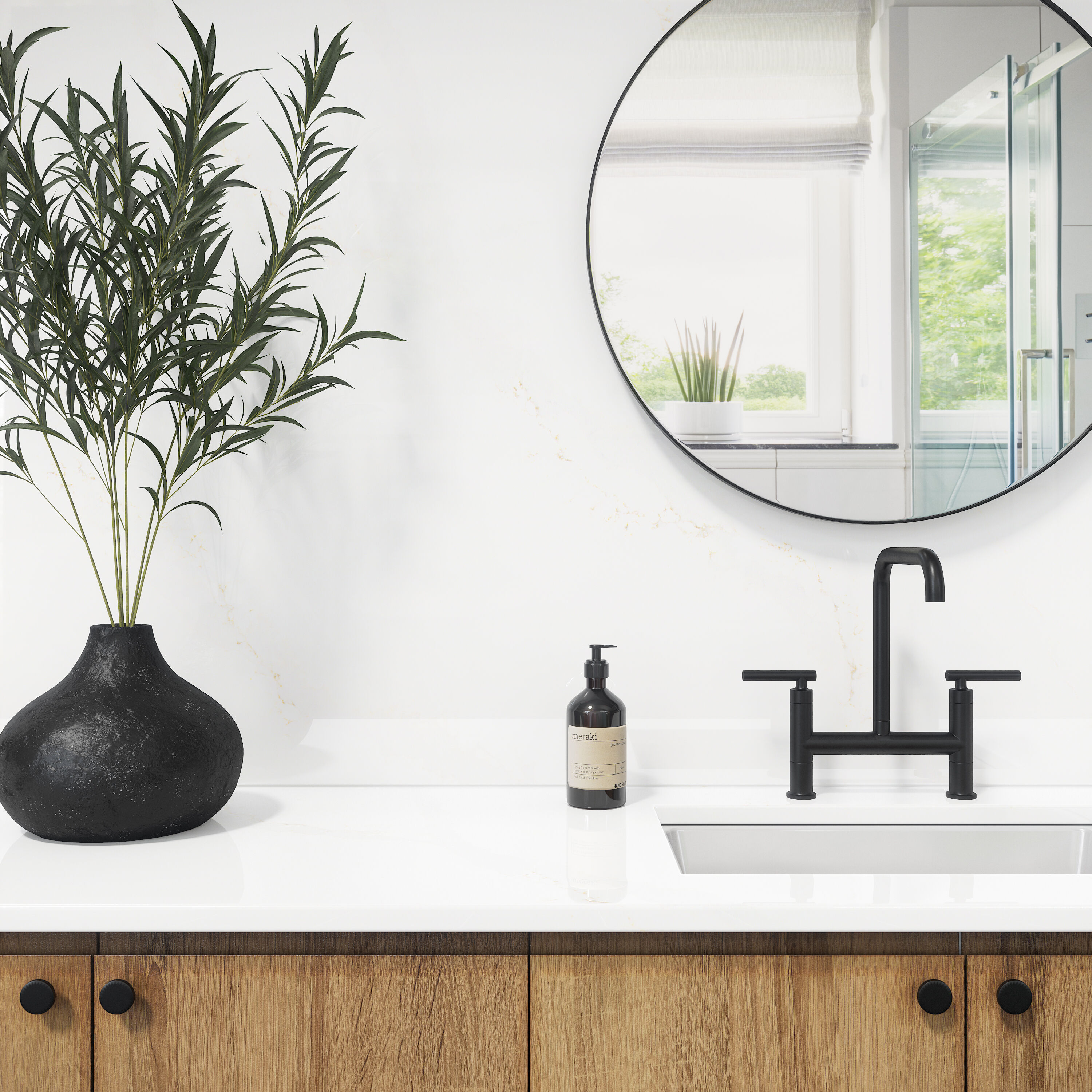 ONE Quartz OQ84SLBM11/4X1L Countertop-Samples - View #5