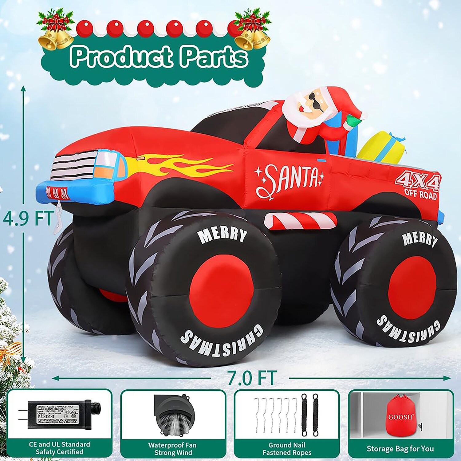 GOOSH DJ-SD-27161 Christmas-Inflatables - View #4