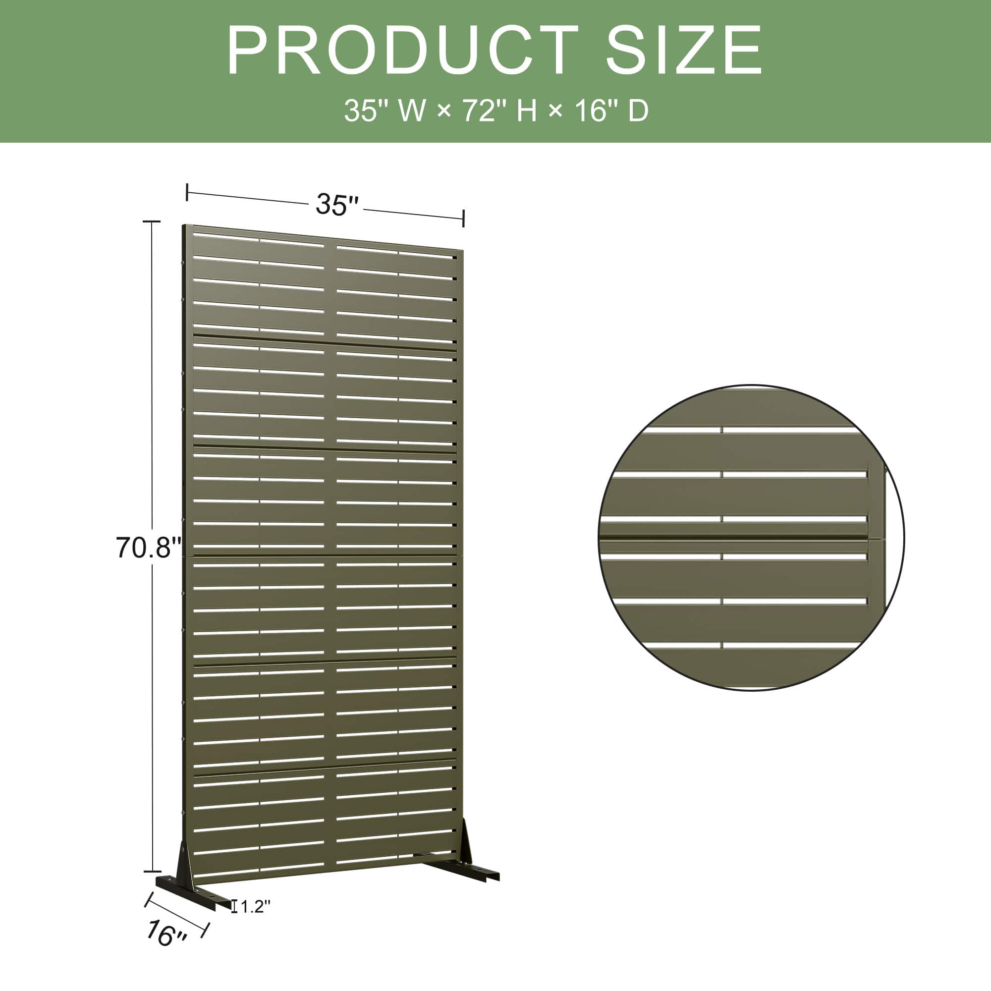 Aveyas LW0406-SYJPF-43 Outdoor-Privacy-Screen - View #3