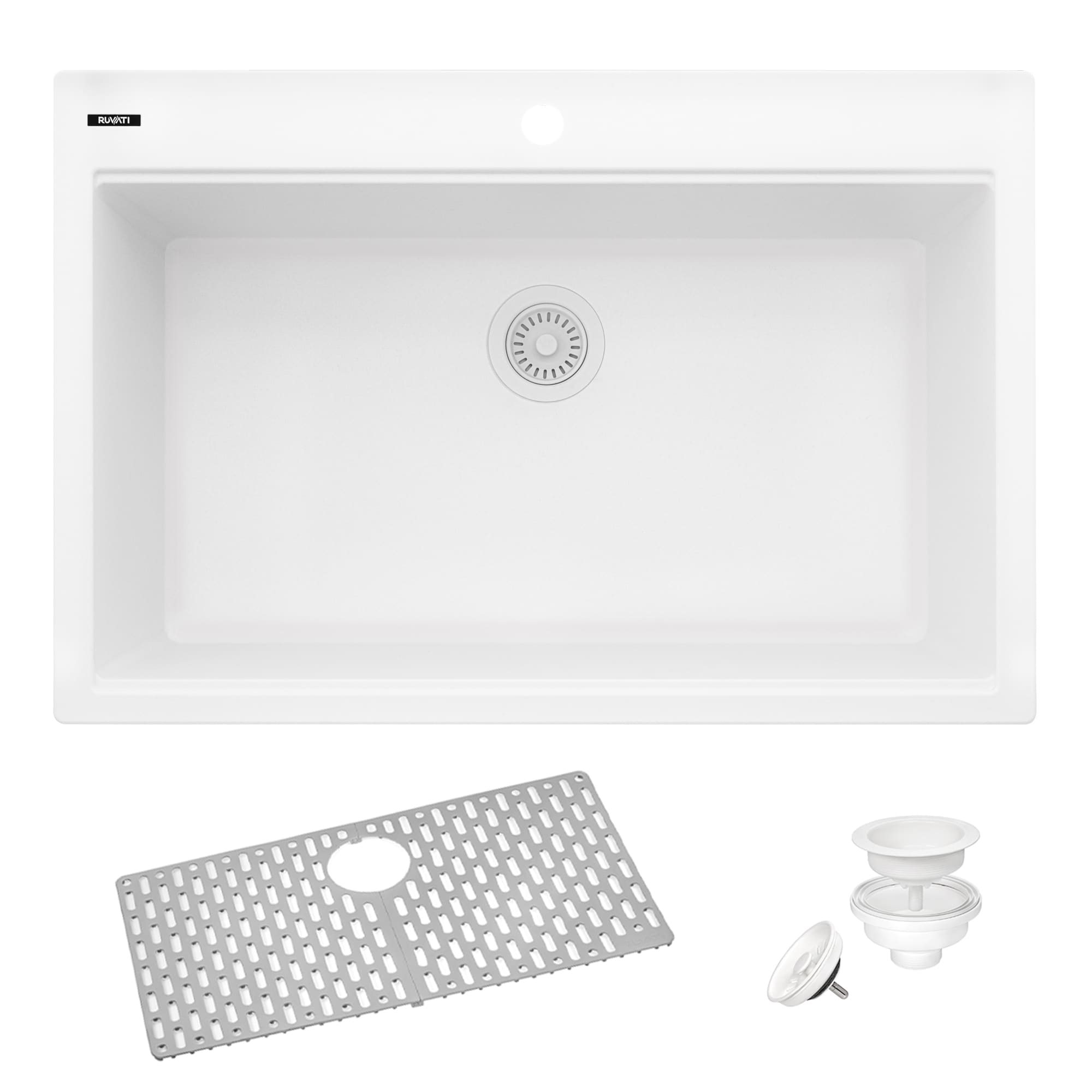 Ruvati RVG1080WH Kitchen-Sinks - View #3