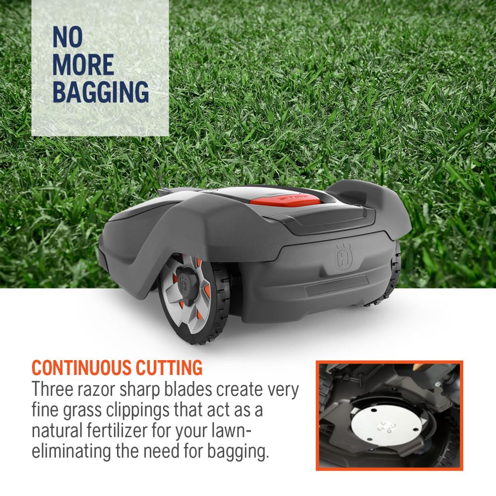 Husqvarna Automower 430X 18-Volt 9.45-in Robotic Lawn Mower with GPS Assisted Navigation (1/2 Acre to 1 Acre) at