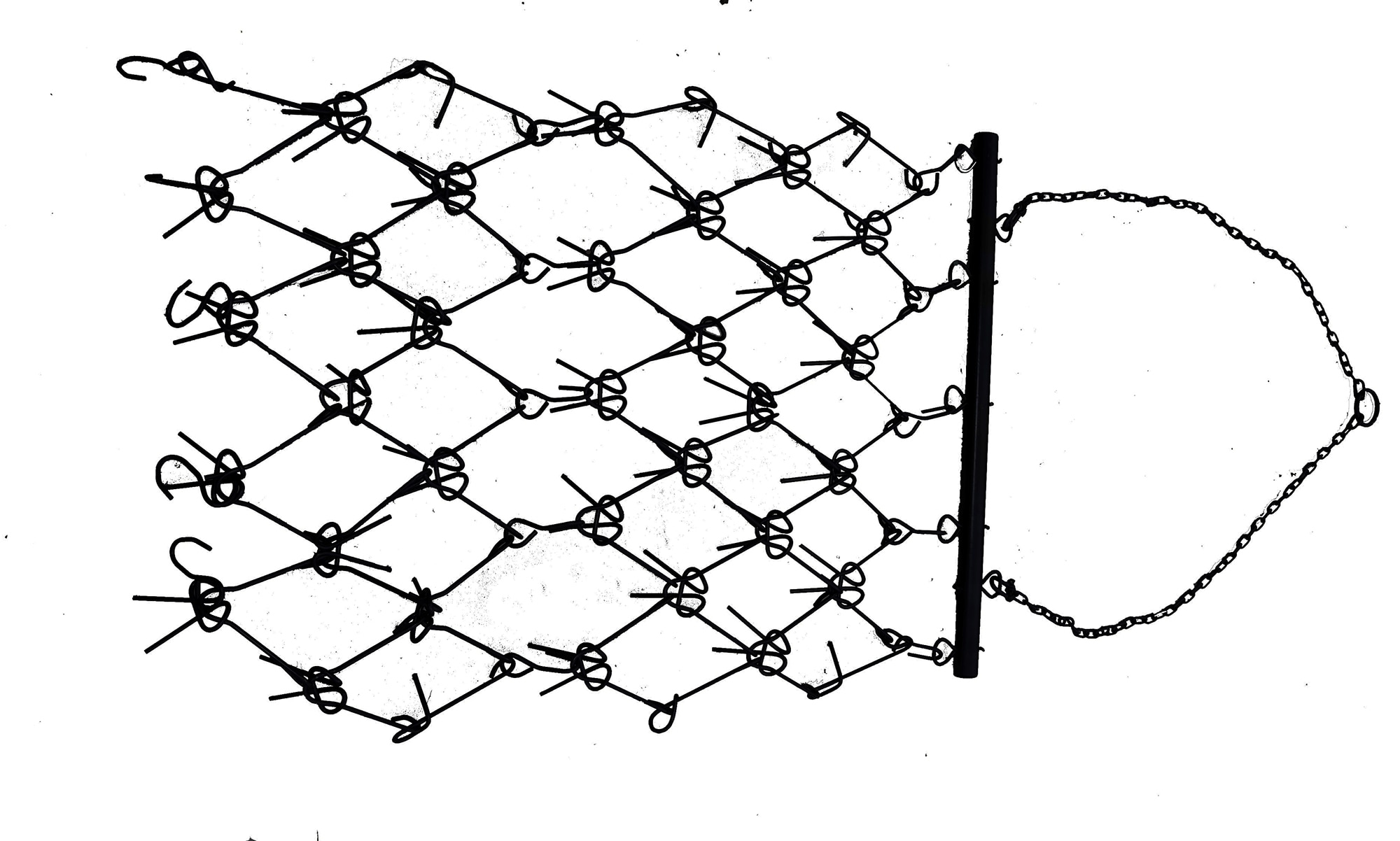 Yard Tuff 4-ft x 4-ft Drag Harrow with 69 Tines and 10 Hooks – Power Equipment Accessory YTF-44516DH Sansujyuku sansujyuku.com