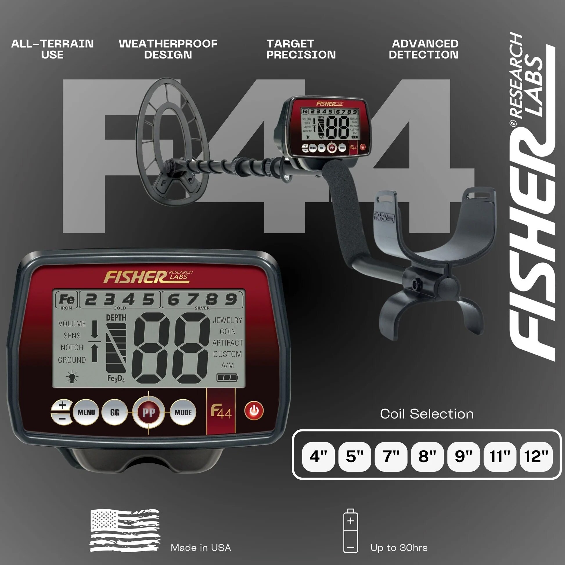 Fisher F44 Metal-Detectors - View #2