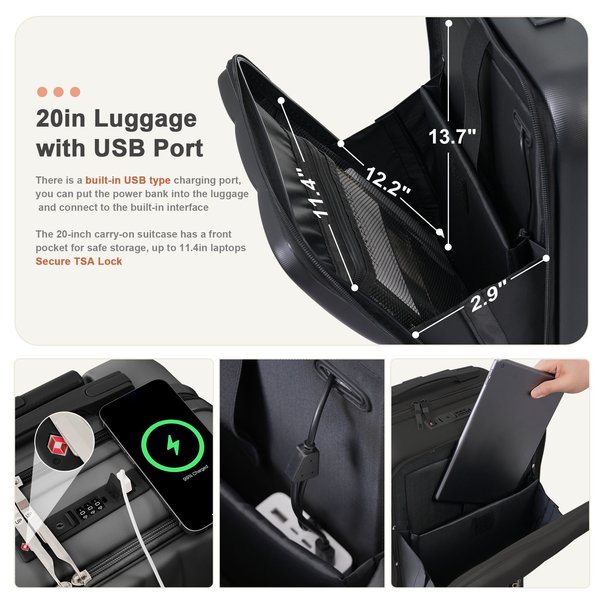 Bybafun YD9600022 Luggage-And-Luggage-Sets - View #9
