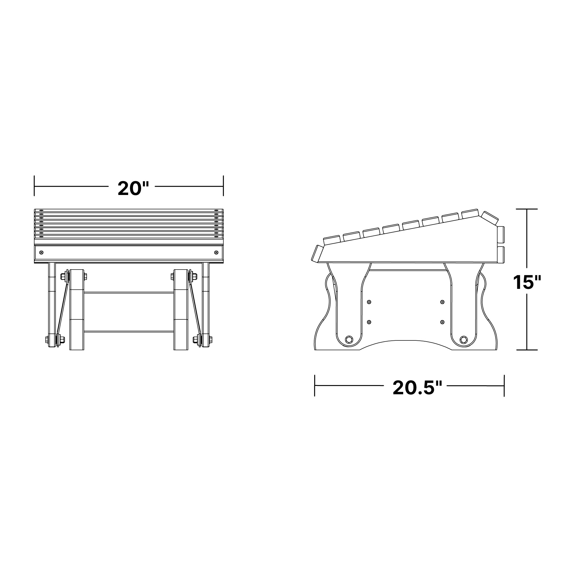 Wildridge LCC-118-CR Stools-Ottomans - View #4