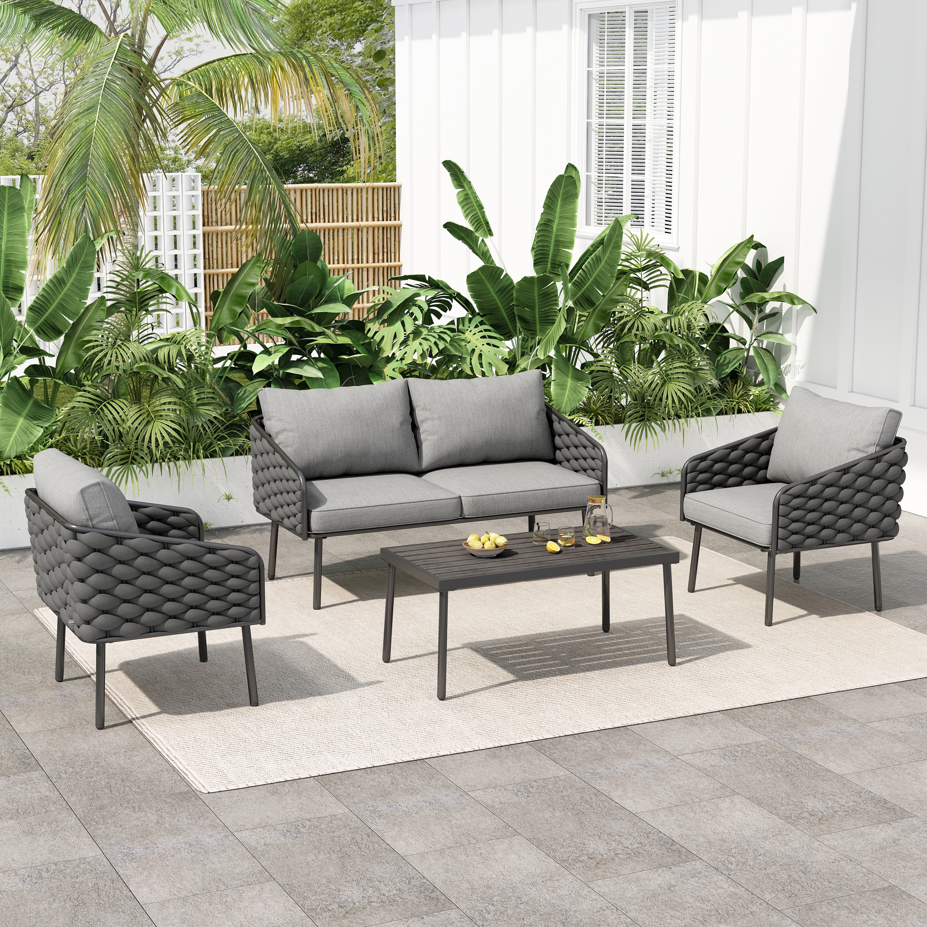 Christopher Knight Home 327924 Patio-Conversation-Sets - View #3