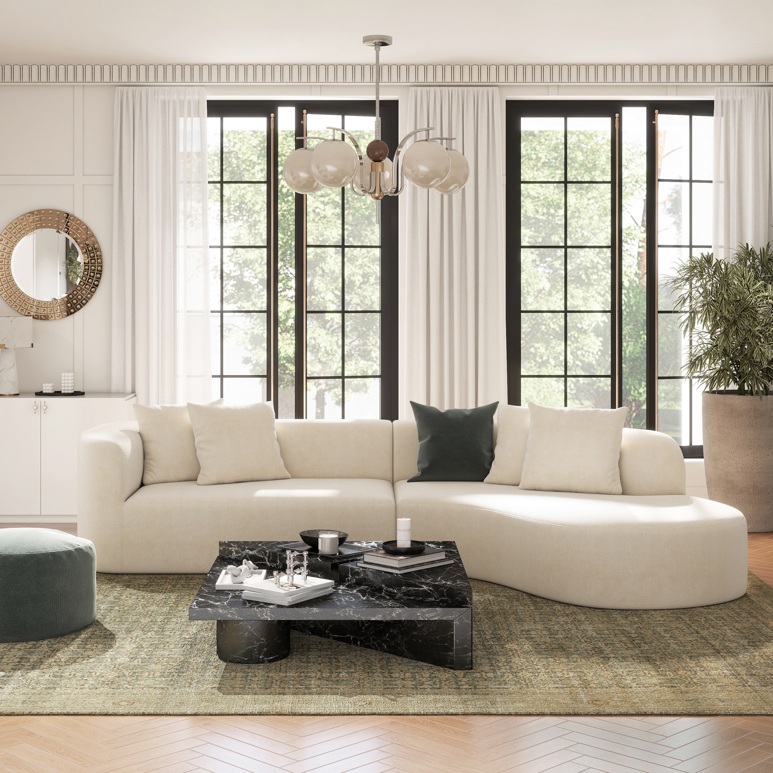 Jennifer Taylor Home LXVN-R-66540 Sofas-Loveseats - View #4