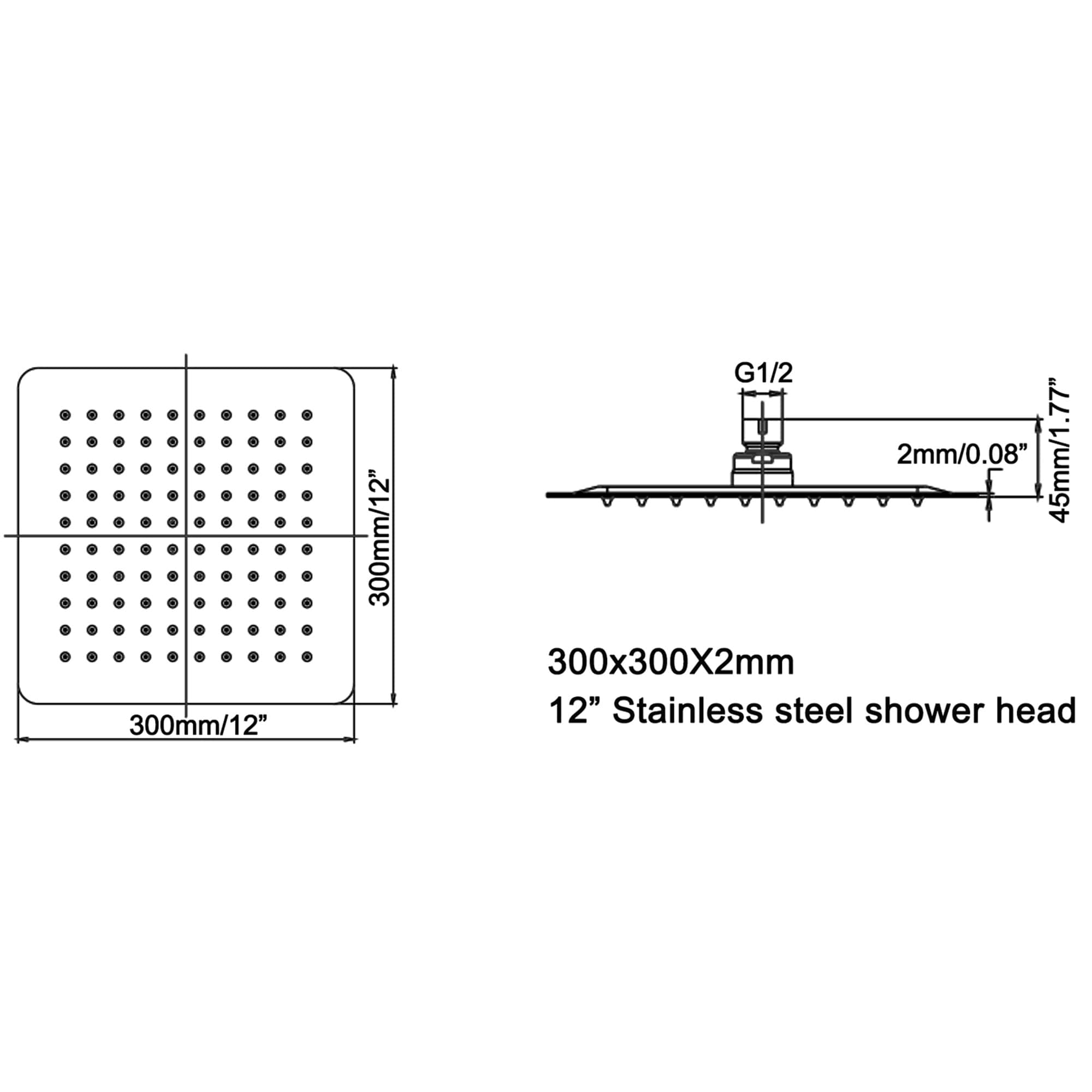 WELLFOR WB-0969 Fixed-Showerhead - View #10