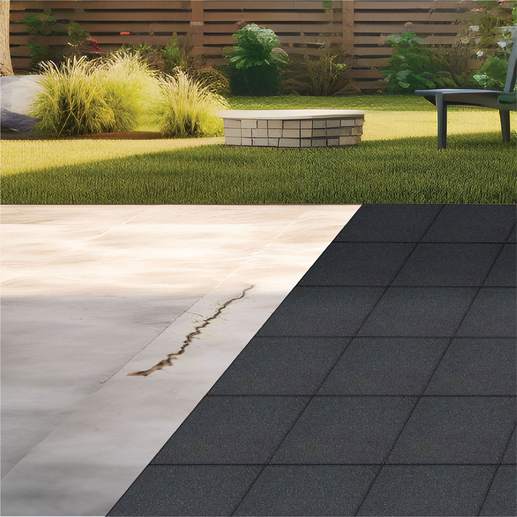 Rubberific DCPV12DG12 Patio-Stone-Pavers - View #2