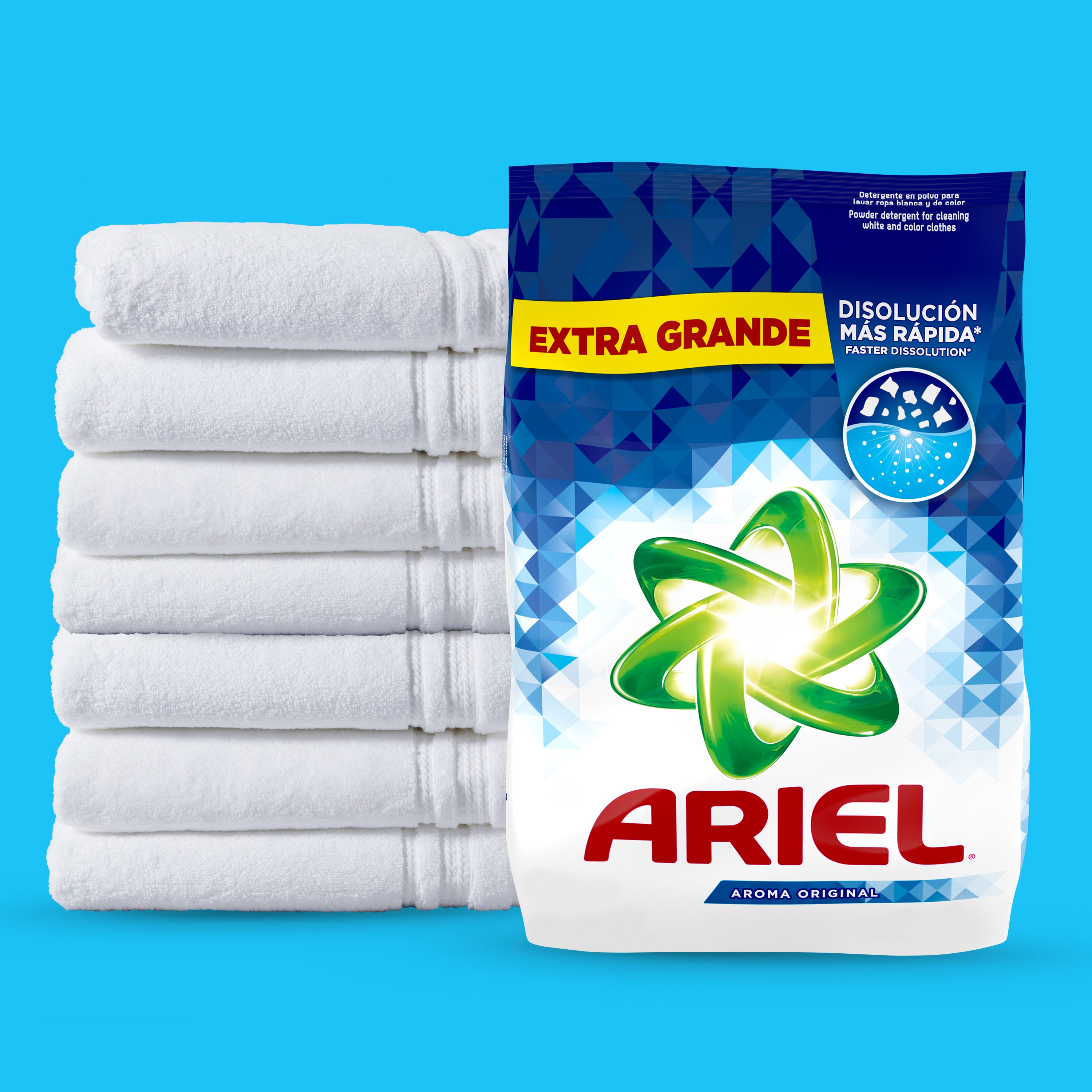  Ariel Detergent Detergente líquido regular, 33.81 oz : Salud y  Hogar
