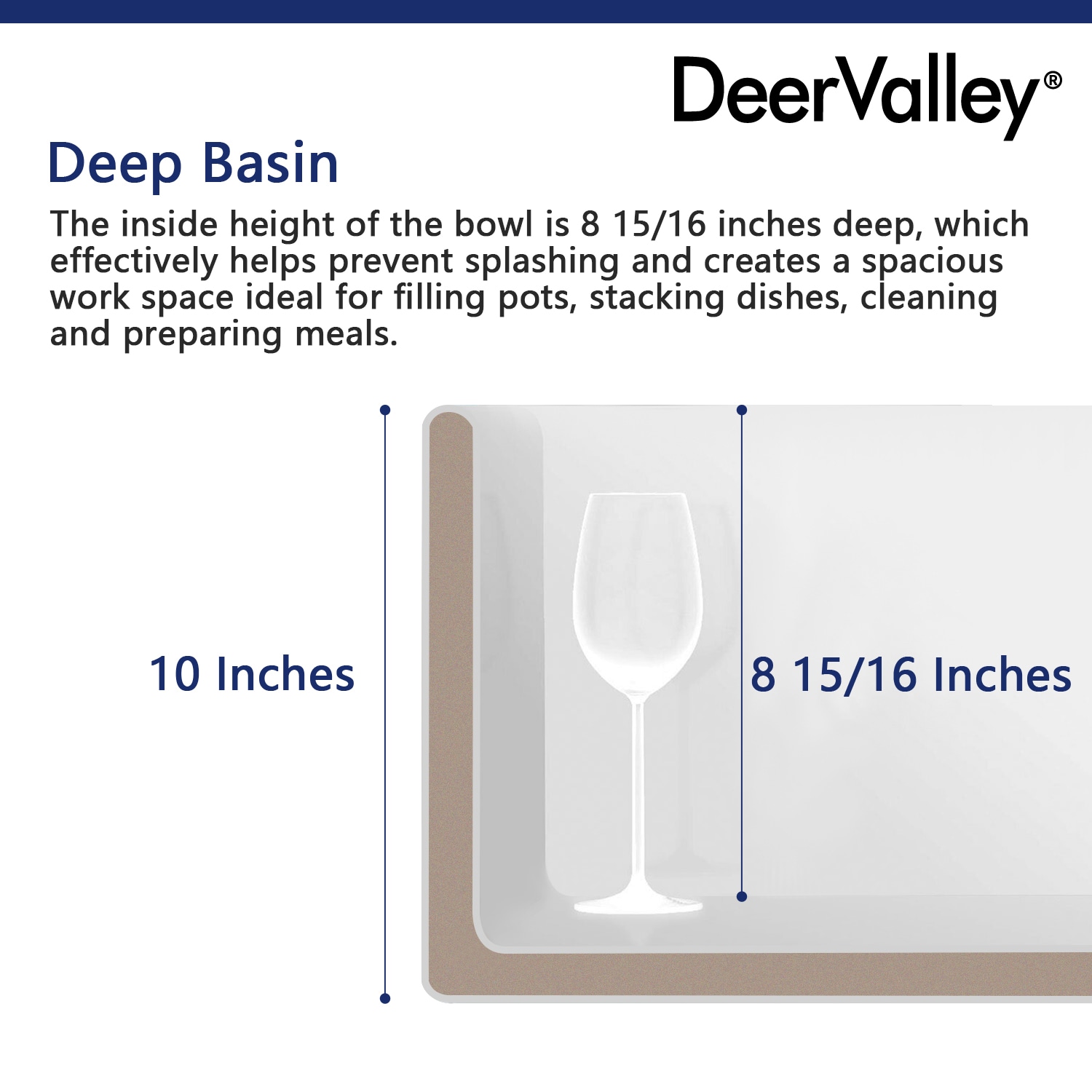 DeerValley DV-1K119 Kitchen-Sinks - View #9