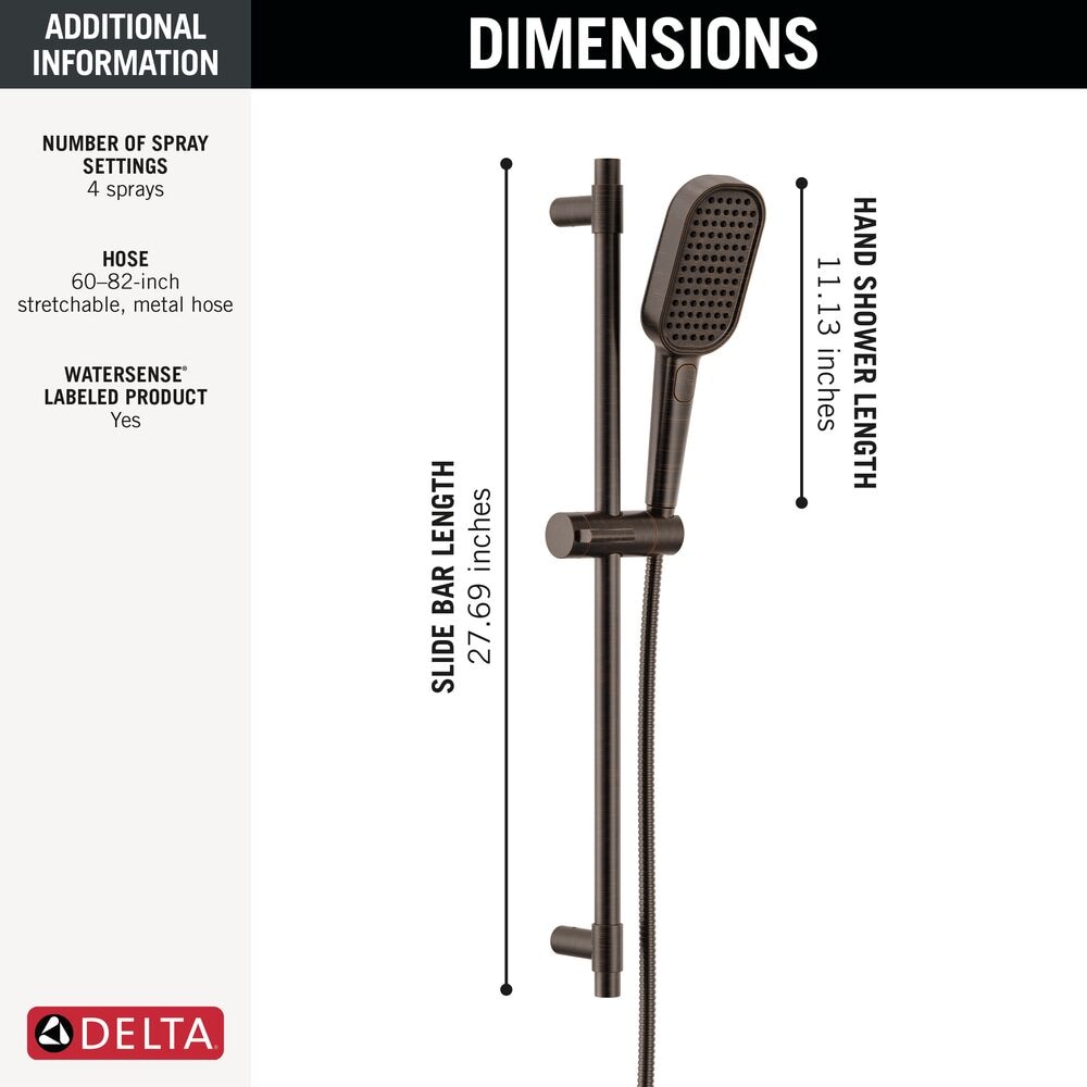 Delta 51915-RB Fixed-Showerhead - View #2