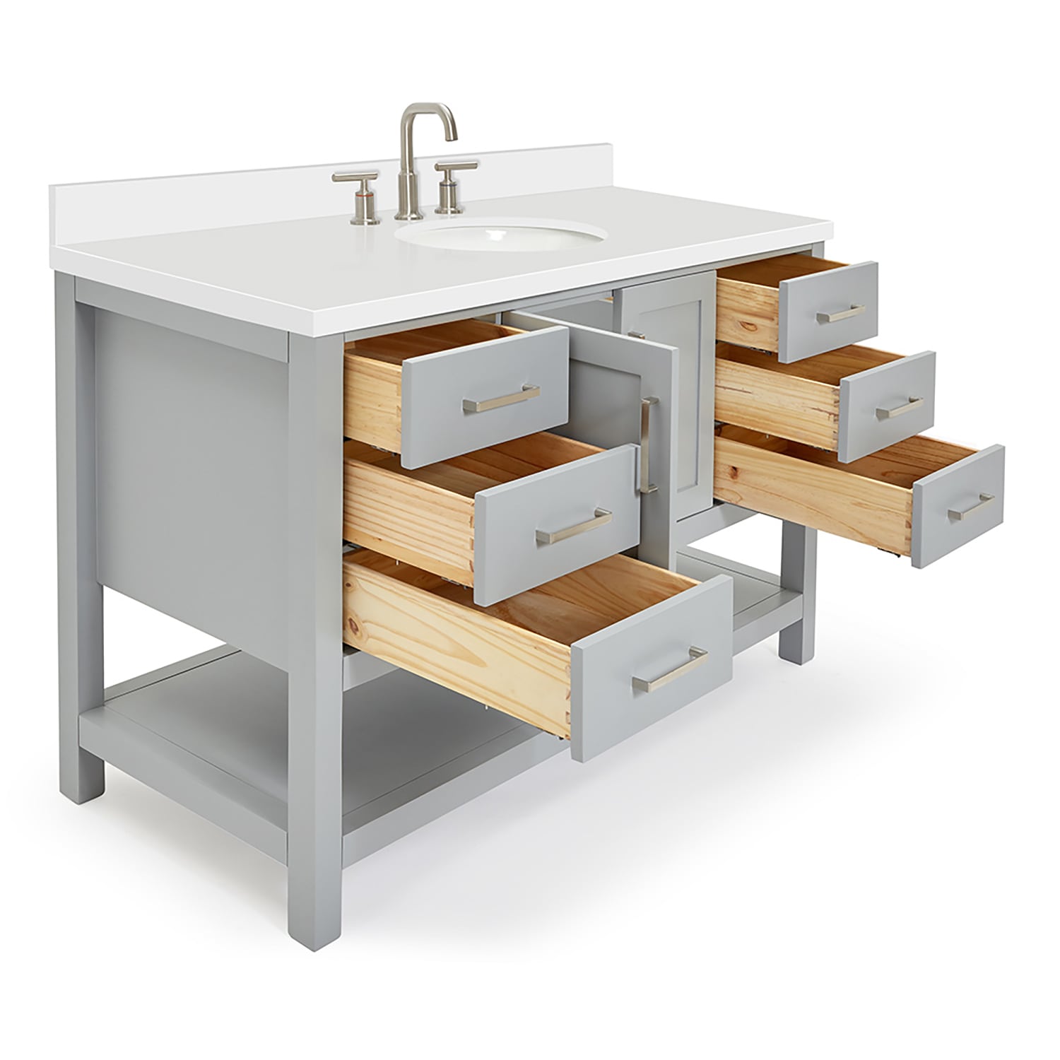 ARIEL S055SWQOVOGRY Bath-Vanity-Combo - View #5