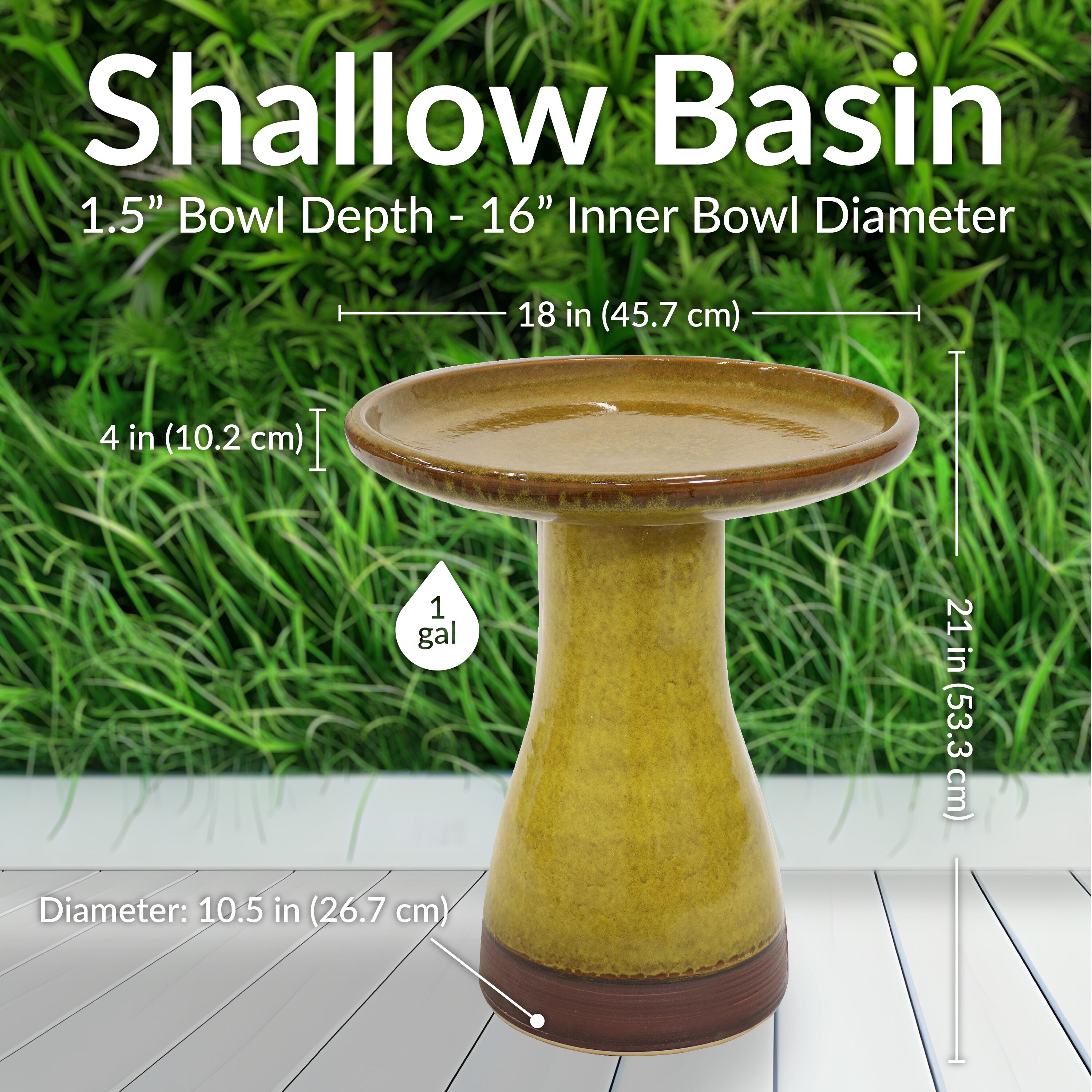 Sunnydaze Decor AP-374 birdbaths - View #4