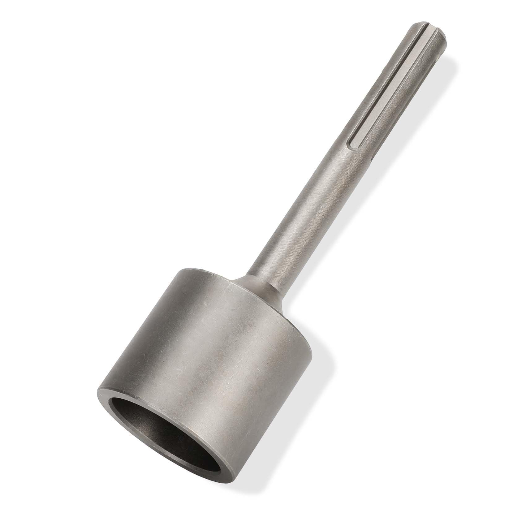 Etokfoks  SDS MAX T Post Driver 1 Pack 8 5 in L 2 in Inner Dia Forged Steel Drives T Posts Rebar Rust Resistant