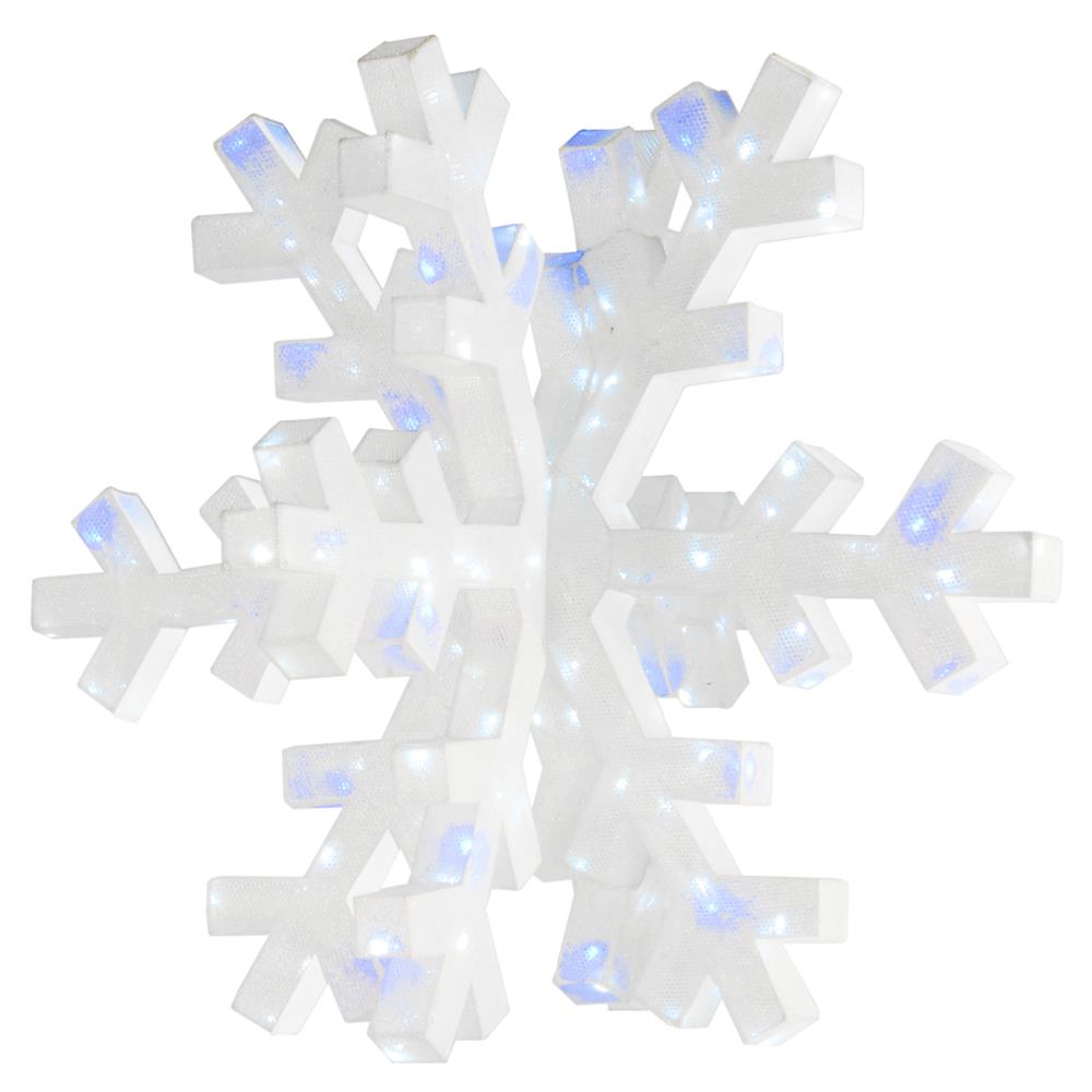 large light up snowflakes outdoor