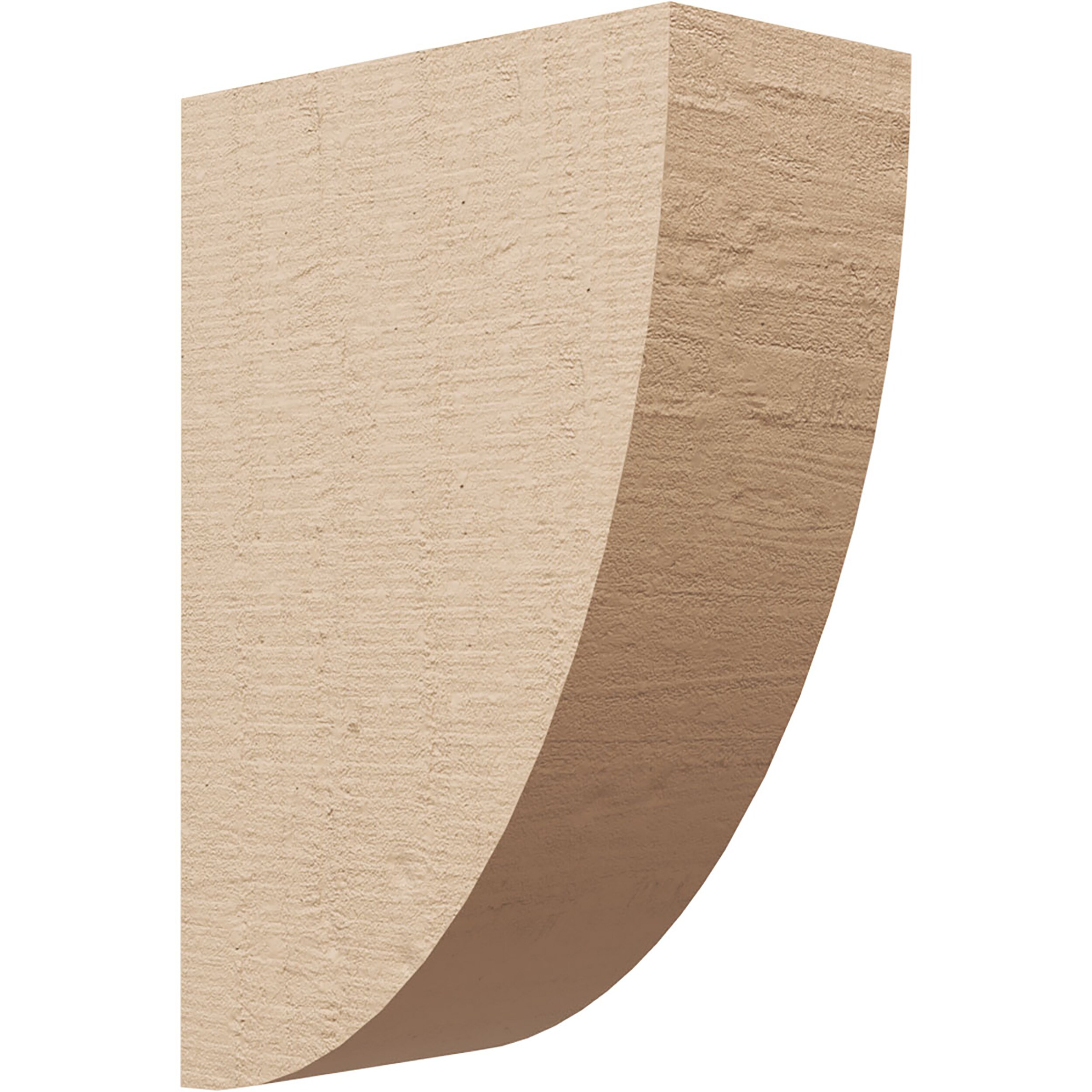 Ekena Millwork CORU05X10X15DURRCPR 5-in x 10-in x 15-in Rough Cedar Woodgrain TimberThane Primed Urethane Paintable/Stainable Corbel