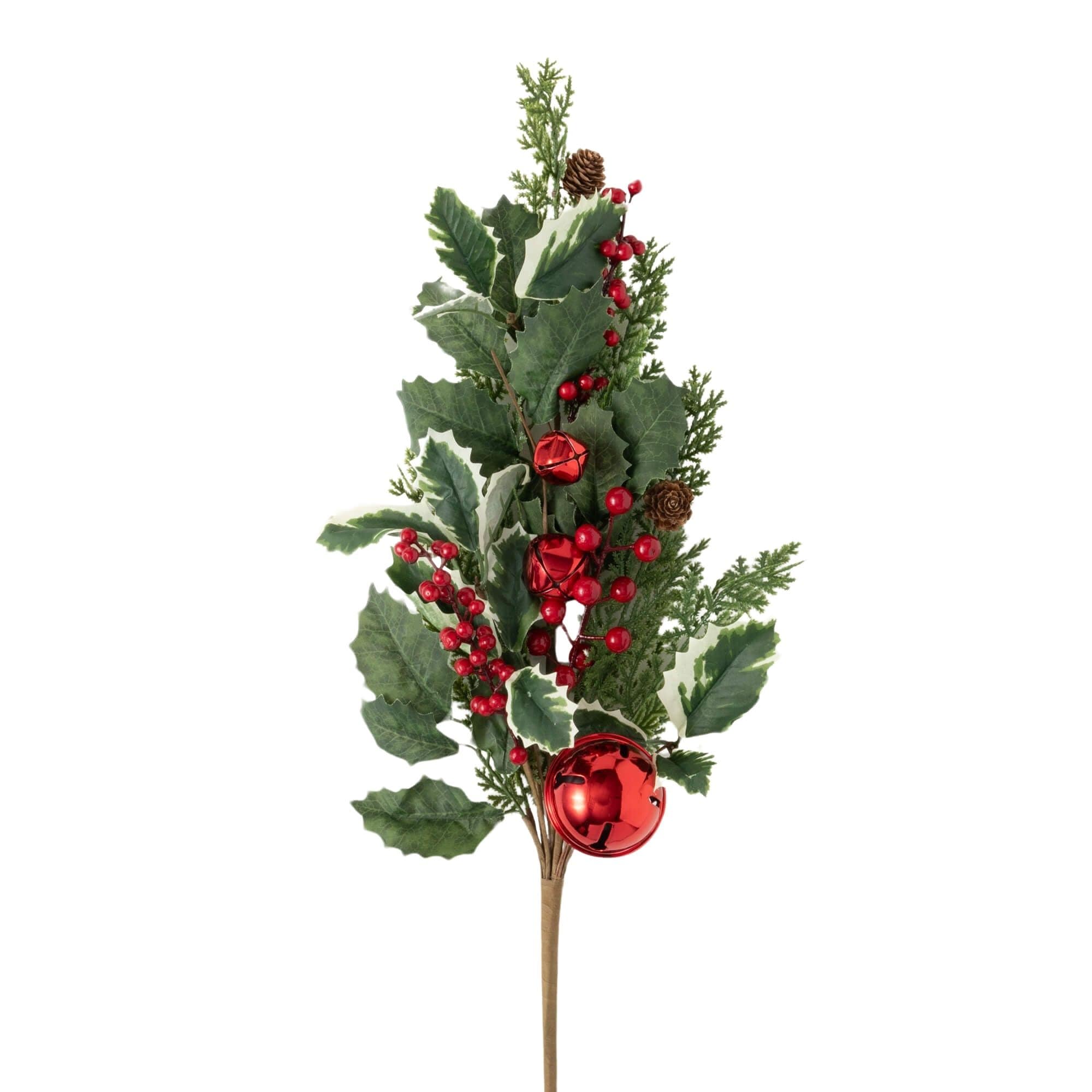 Sullivans HBSP Green Bell Spray Christmas Tree Pick