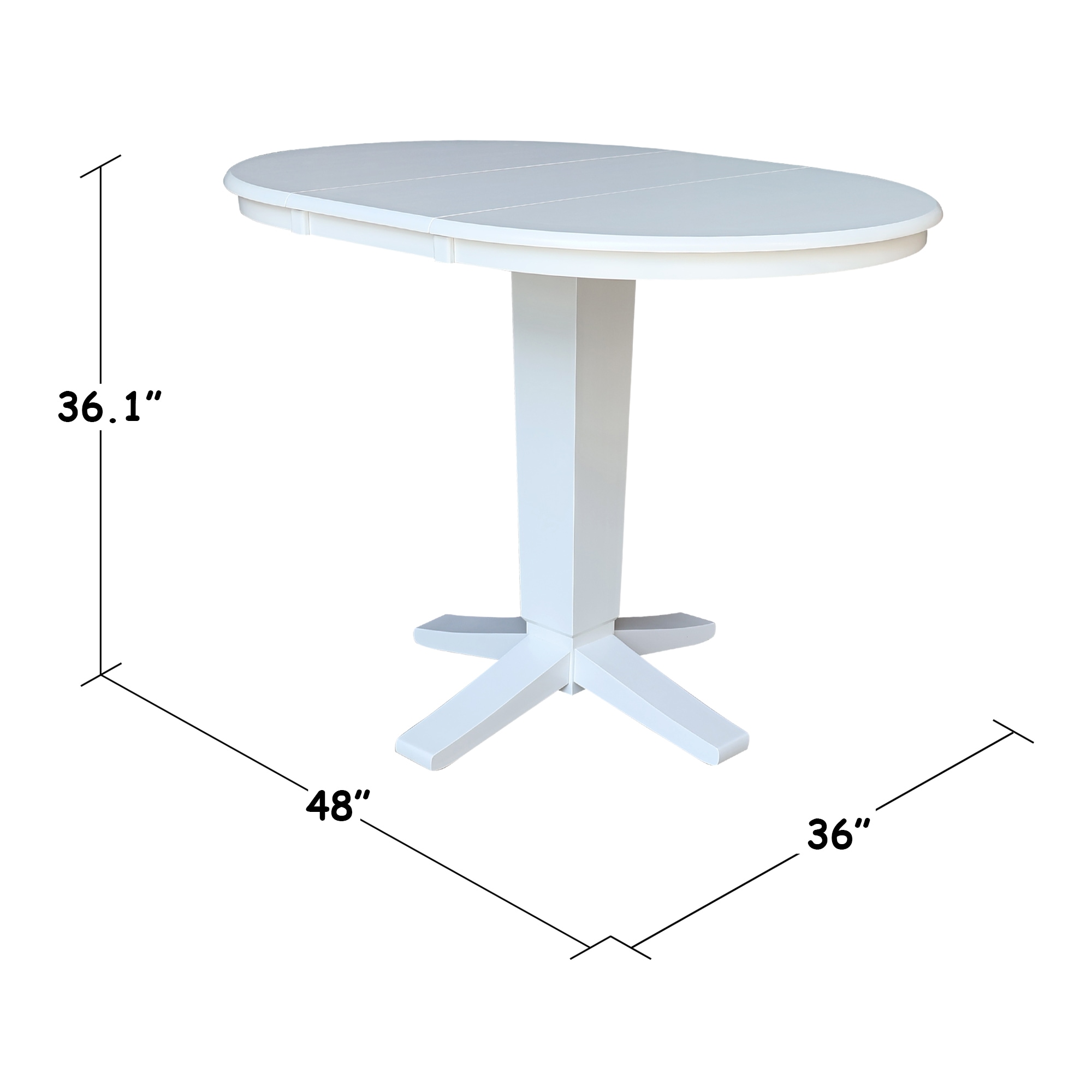 International Concepts K08-36RXT-23B-36 Dining-Tables - View #6