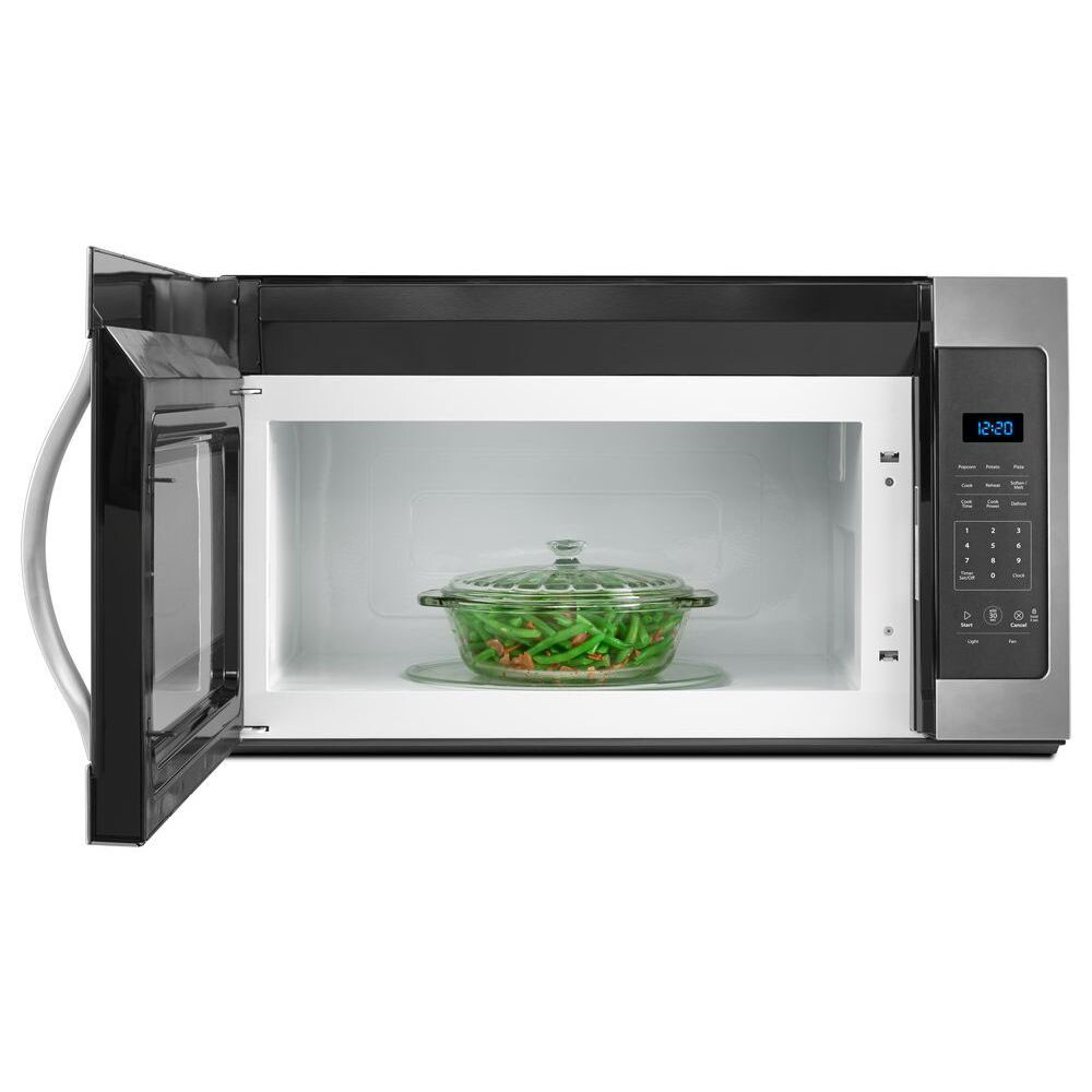 Whirlpool WMC10007AW 0.7 cu. ft. Countertop Microwave Oven with 700 Watts,  10 Power Levels, Removable Glass Turntable, Control Lock, Electronic Touch  Controls, and ADA Compliant: White