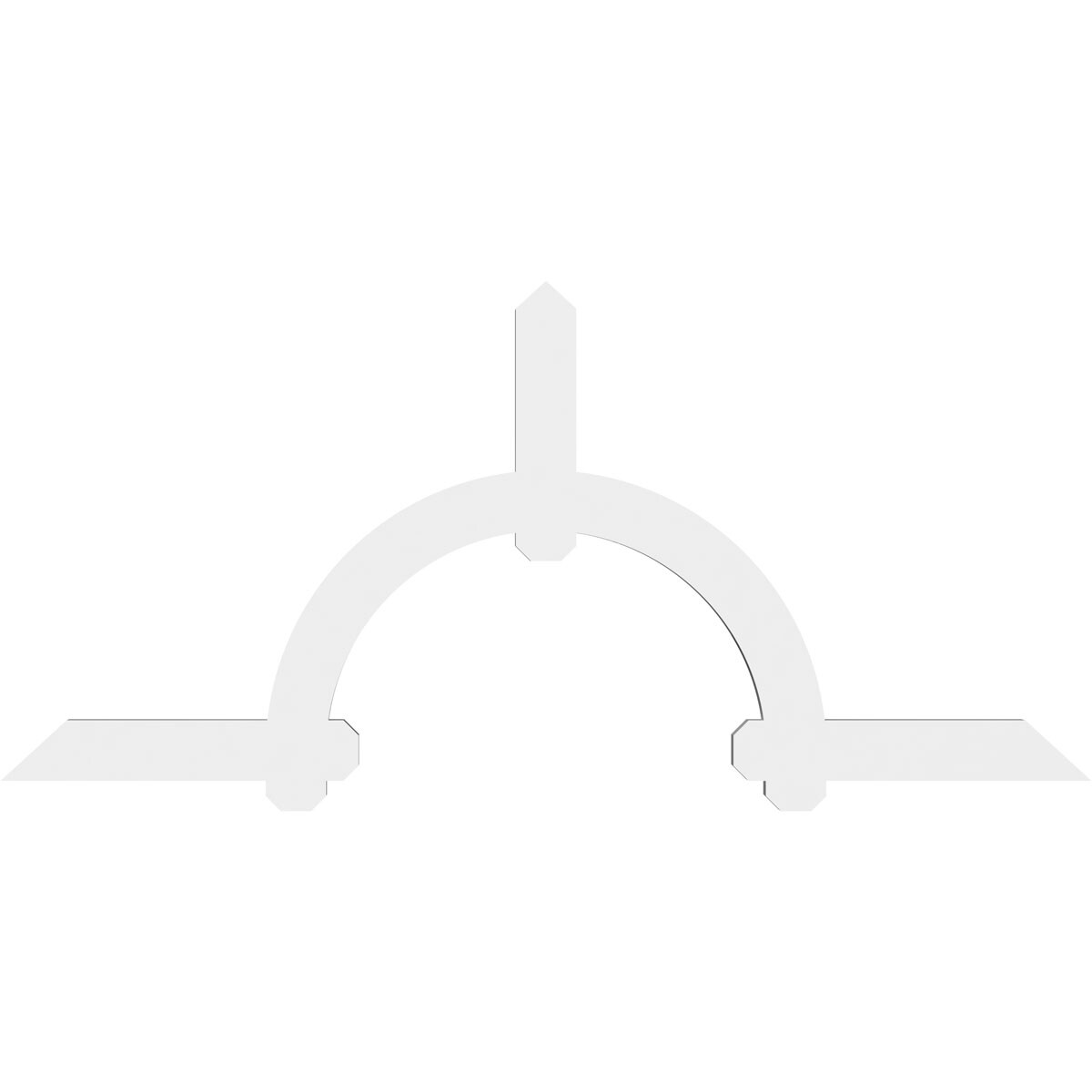 Ekena Millwork GBP072X33X0204ERI00 Exterior-Brackets-Braces - View #2