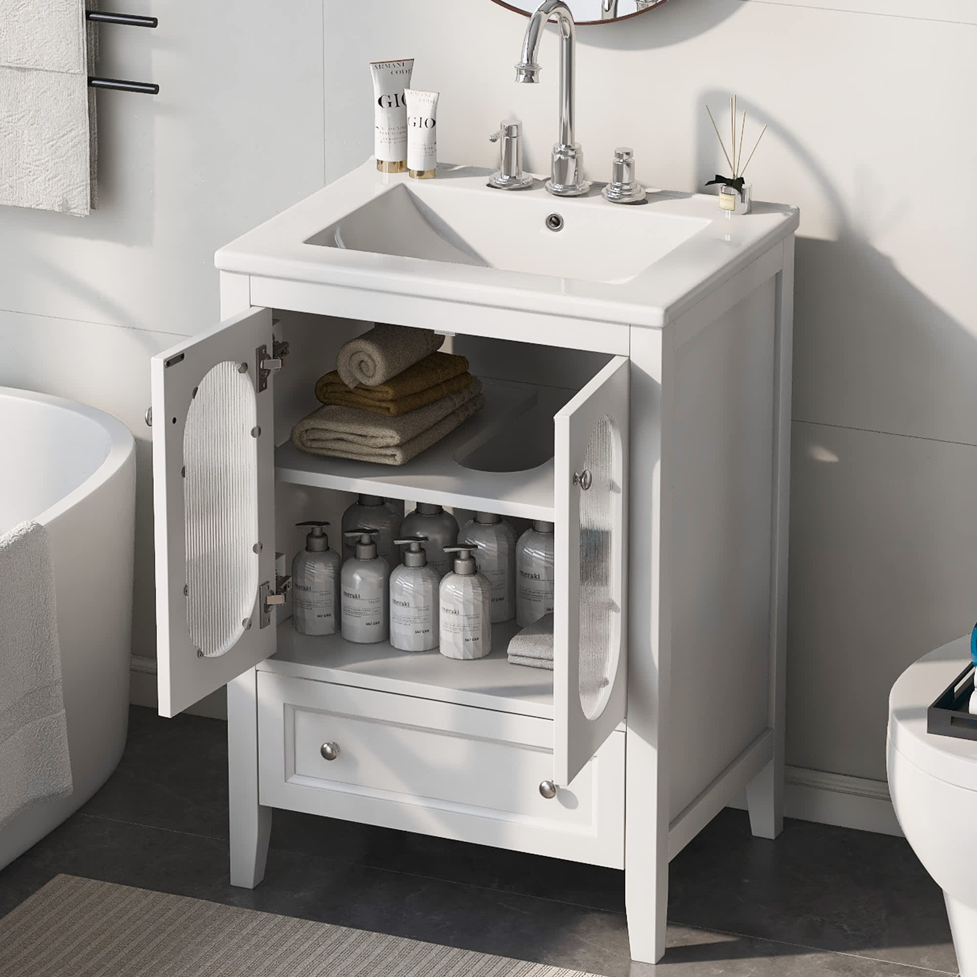 Vynxaria LEXY1200-DJYS-SZT015 Bath-Vanity-Combo - View #6