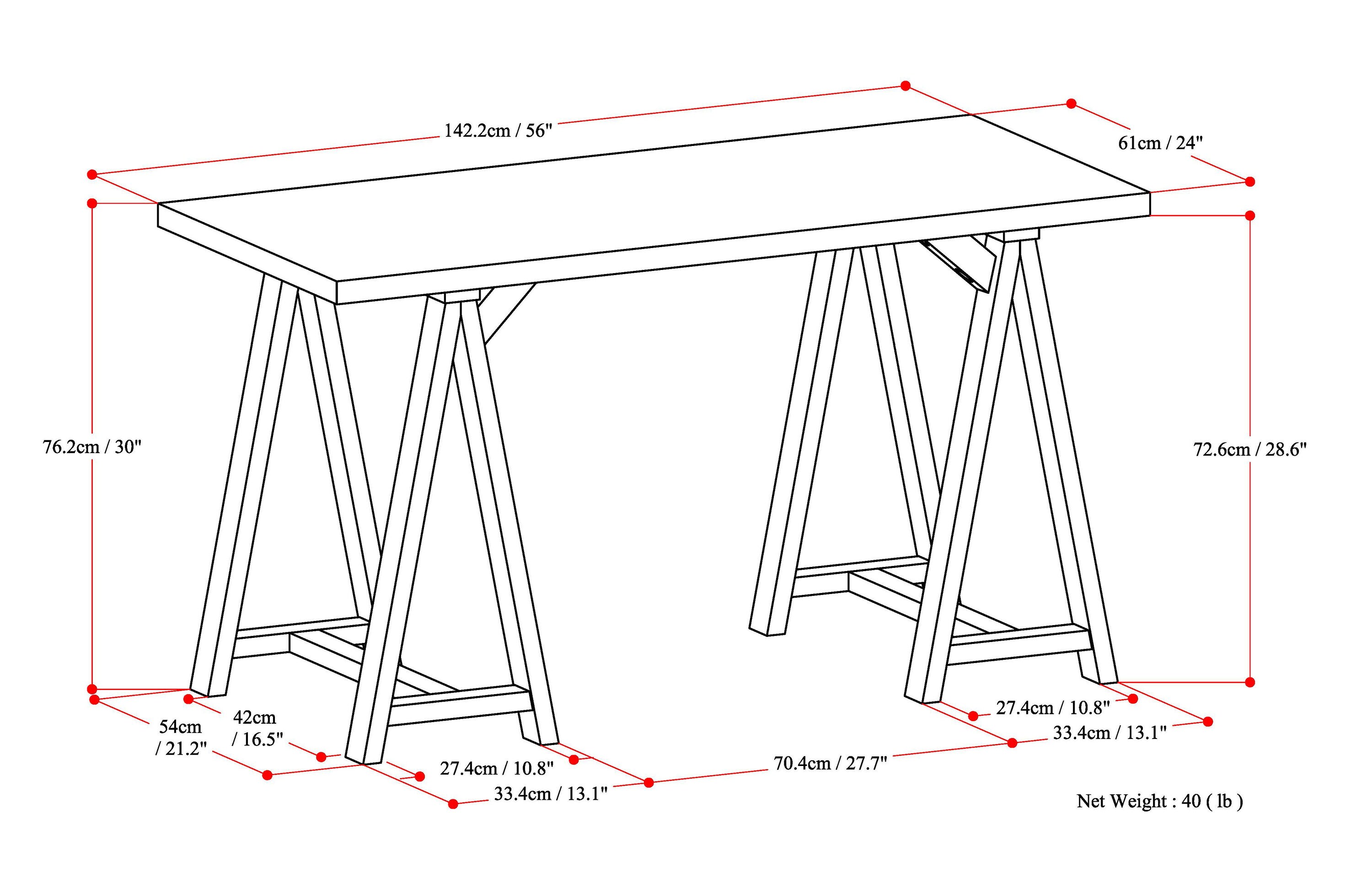 Simpli Home 3AXCSAW-09-GR desks - View #8