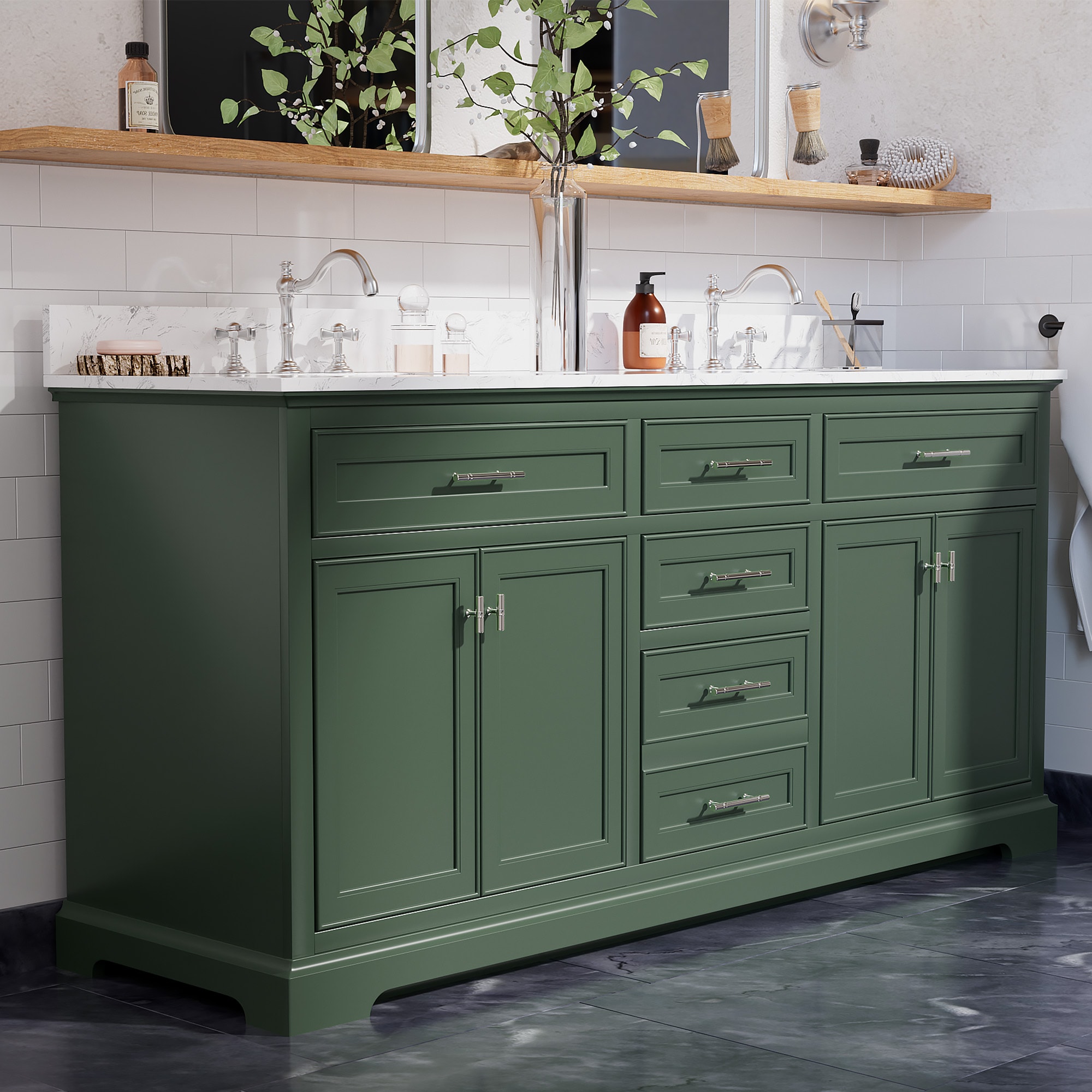 JEAREY DXRZJ-6S-BE Bath-Vanity-Combo - View #13