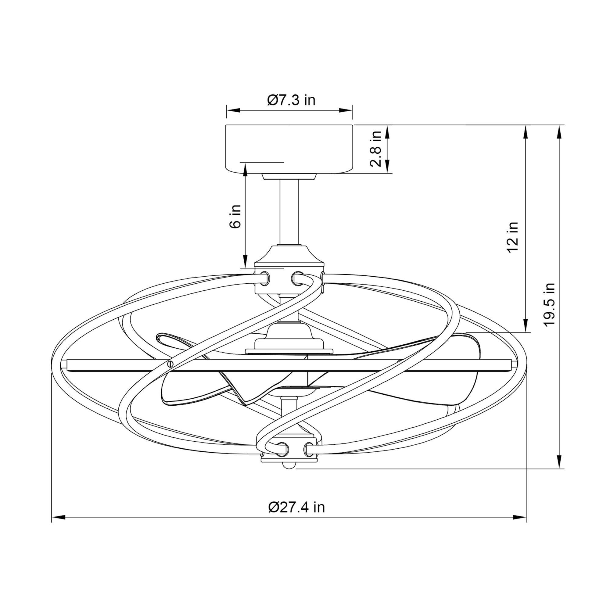 Matrix Decor MDF8203A110V Ceiling-Fans - View #10