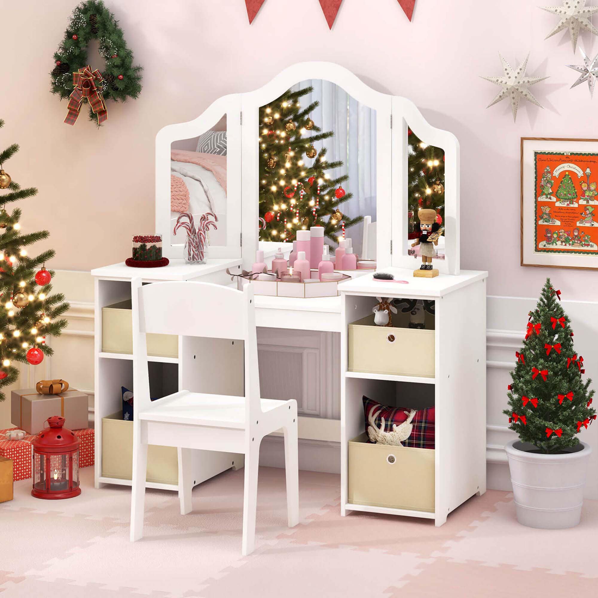 Costway HCST01597 Bedroom-Vanities - View #9