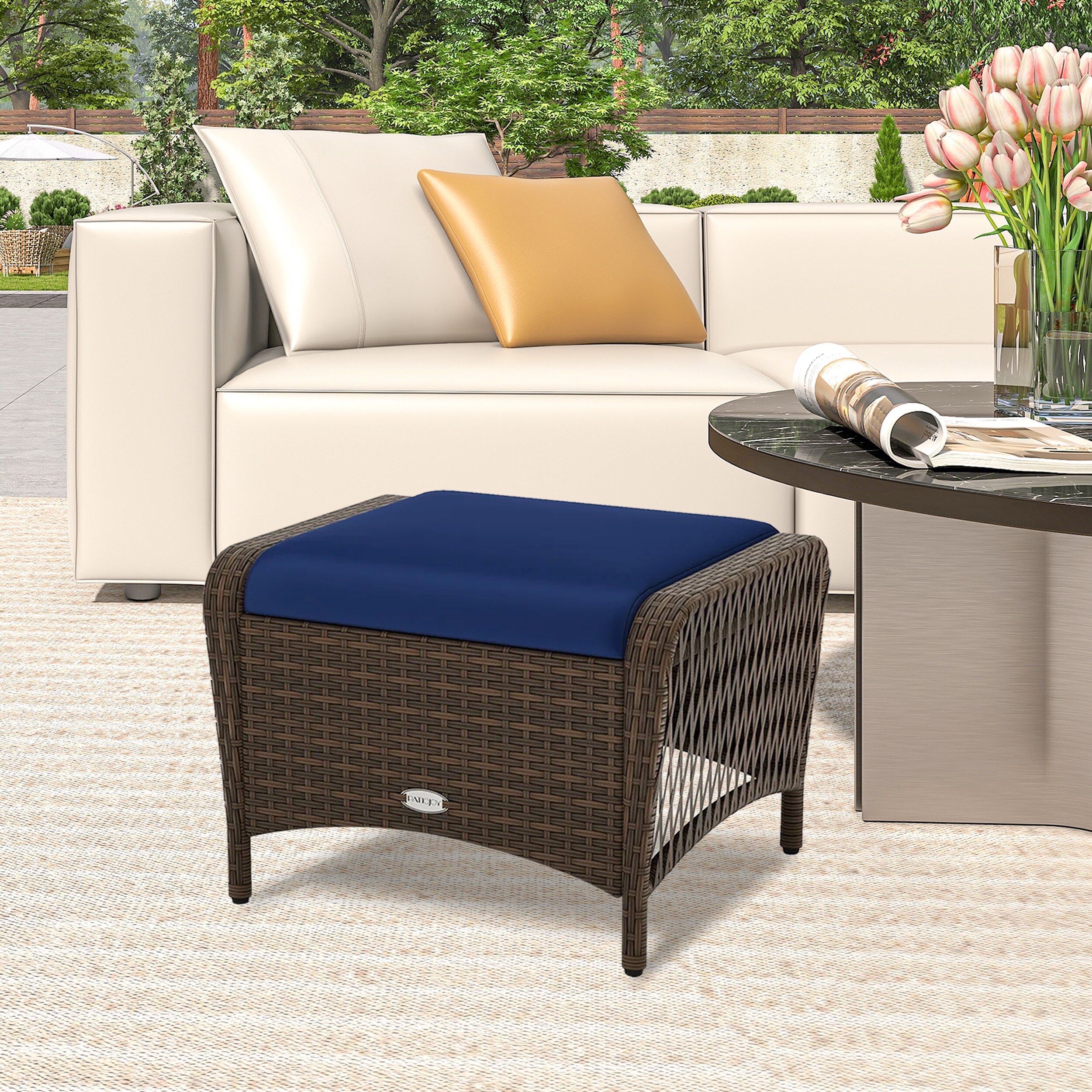 LIVIZA OUS72987NY Stools-Ottomans - View #3