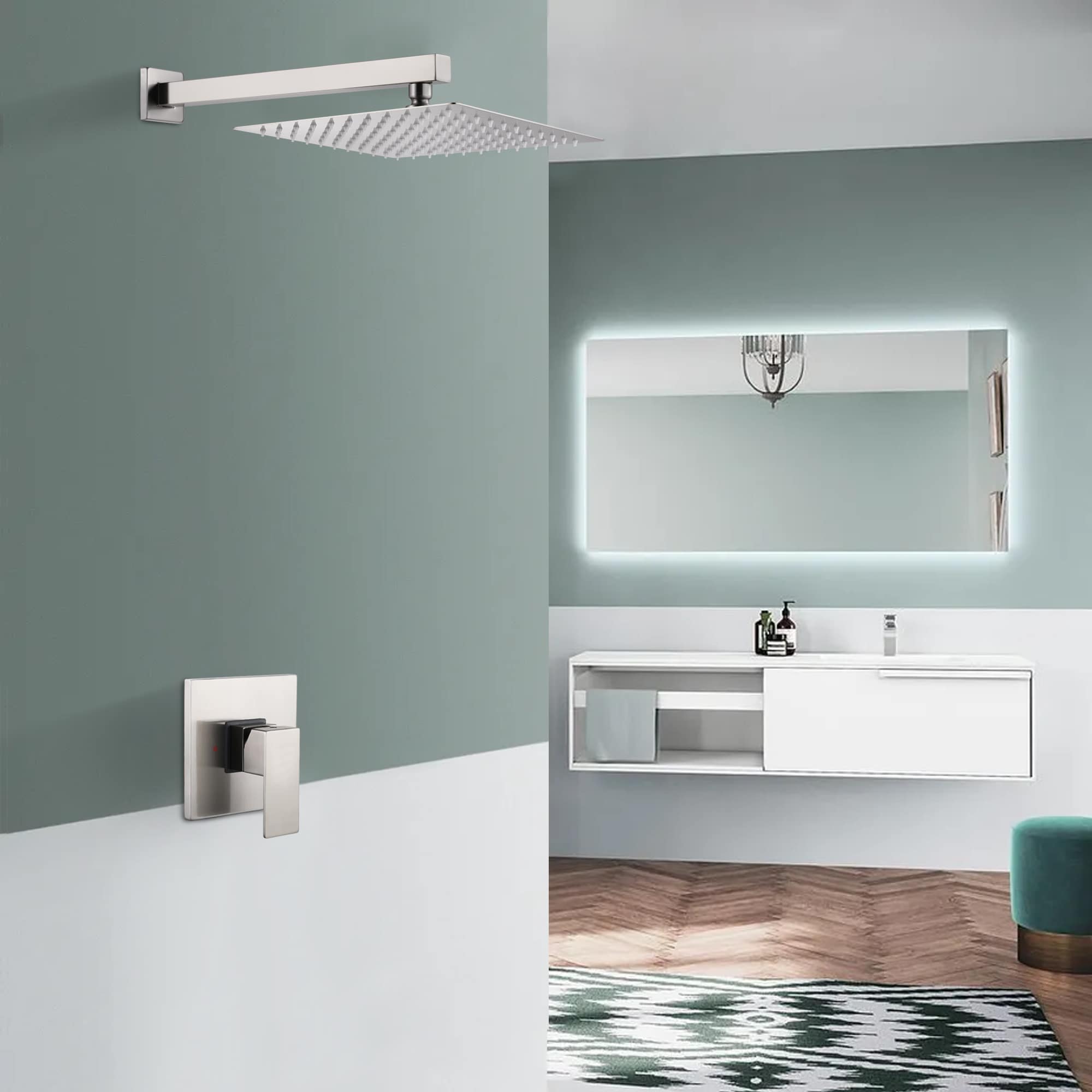 WELLFOR WN0718 Showerhead-Bar-Panels - View #2