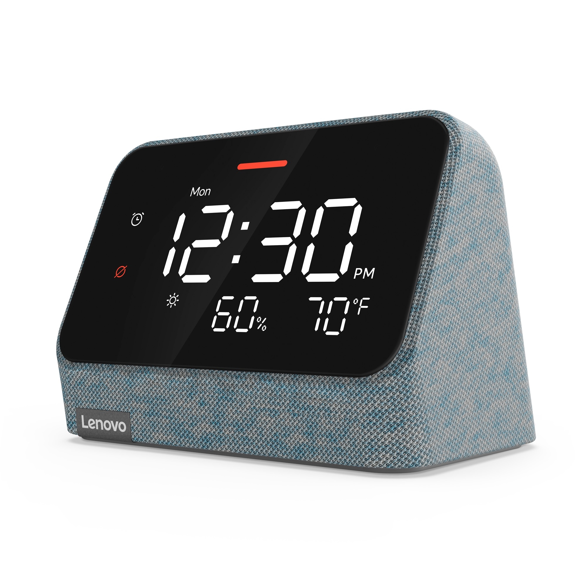 Lenovo Smart Clock Essential with Alexa Built-in Misty Blue in the Smart  Speakers & Displays department at
