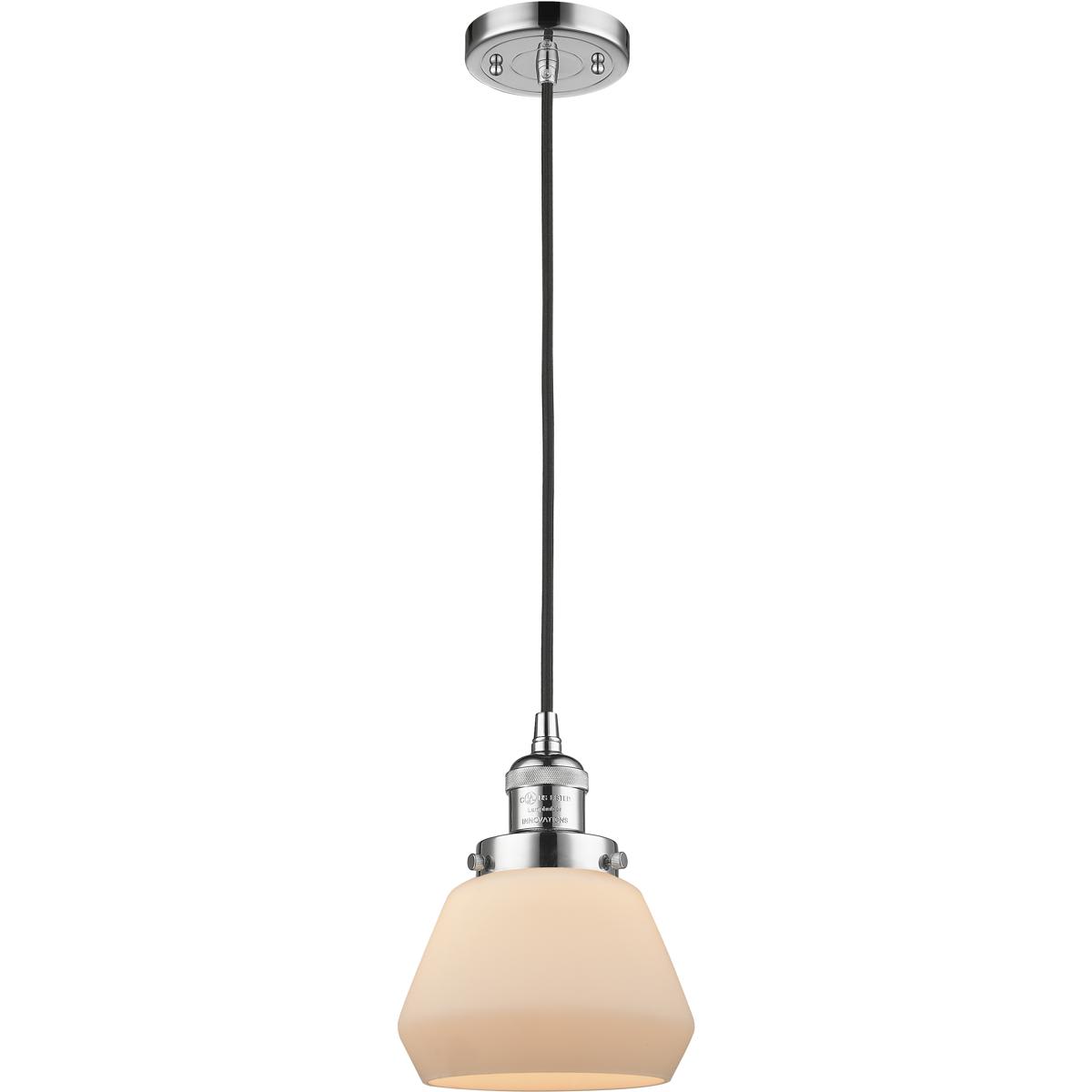Innovations Lighting 1425493 201C-PC-G171 Franklin Restoration Fulton Mini Pendant