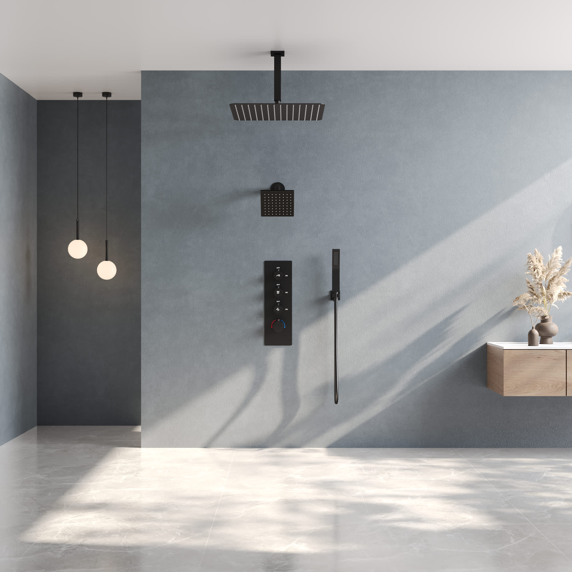 EVERSTEIN SFS-1061-BK16 Tub-Shower-Faucets - View #16