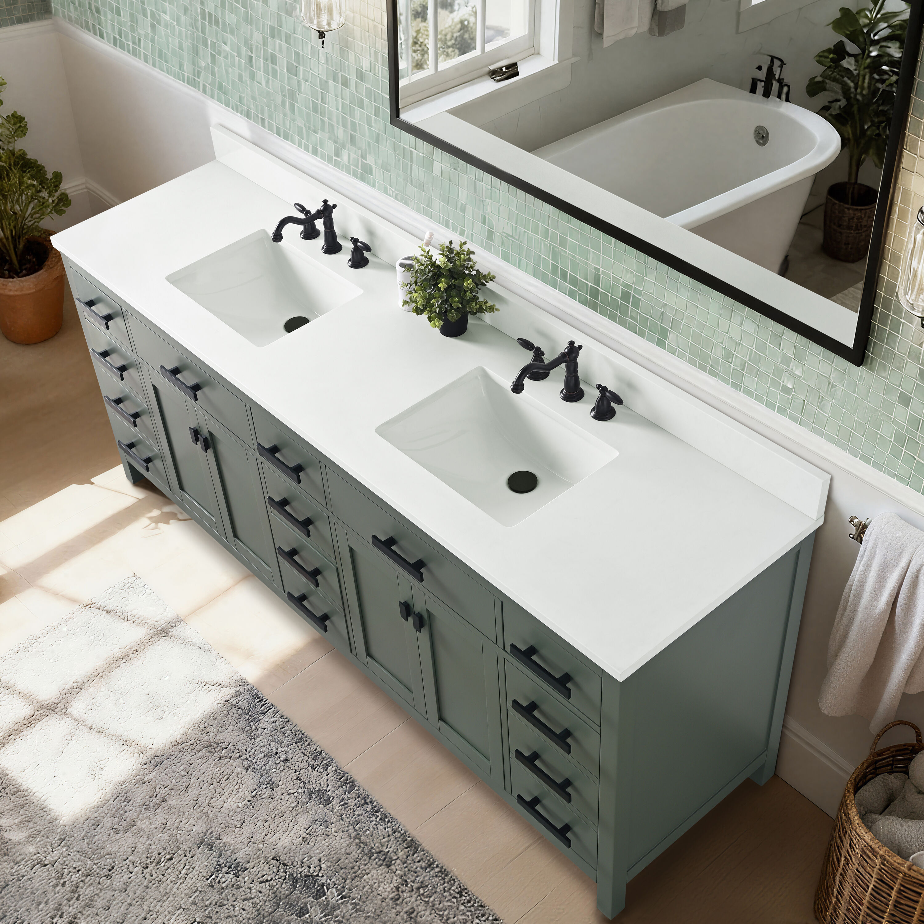 Design Element V01-84-VG Bath-Vanity-Combo - View #4