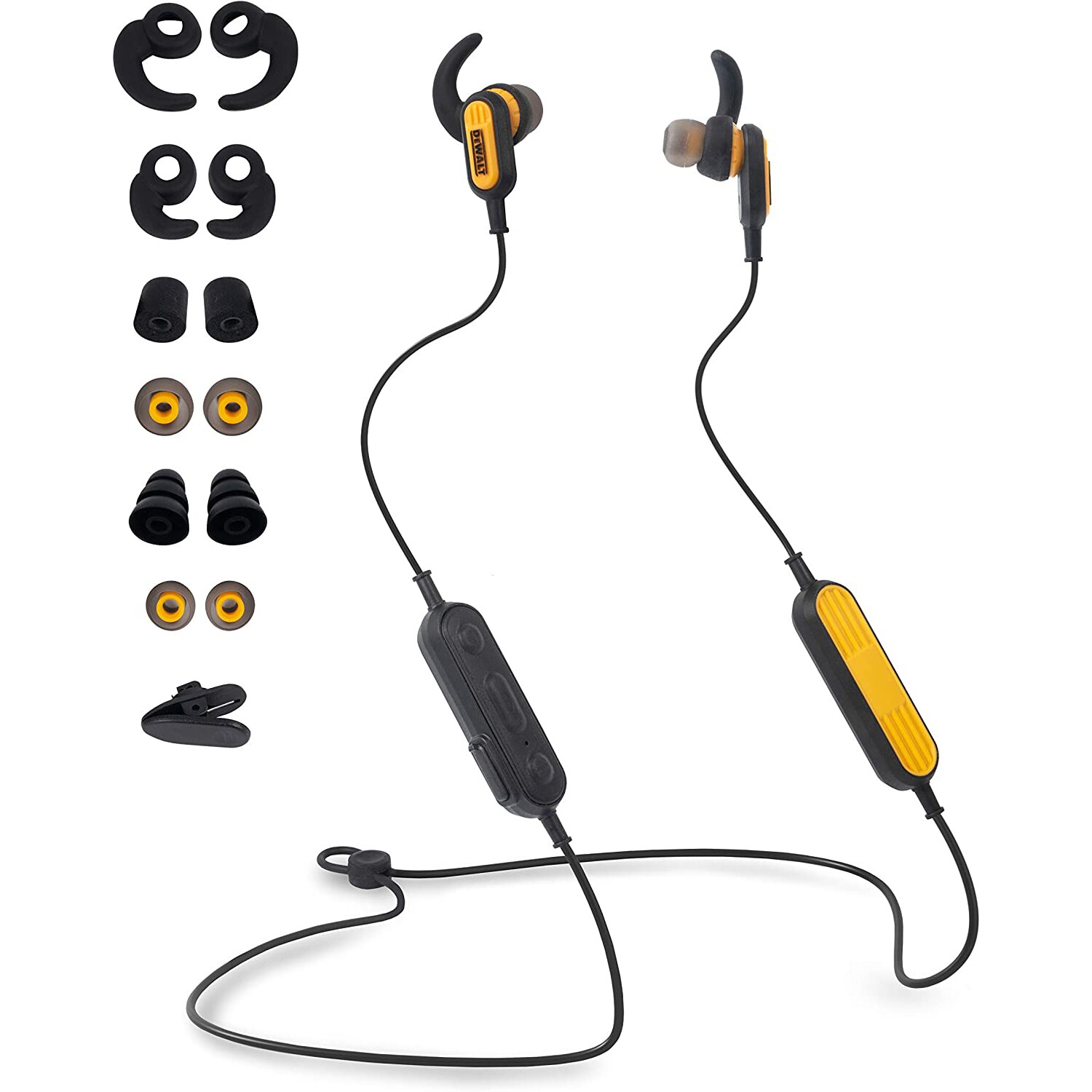 DEWALT Earbud Wireless Noise Canceling Headphones in the