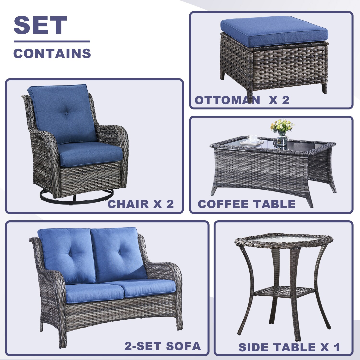 Rilyson FS039019026024016-1 Patio-Conversation-Sets - View #3