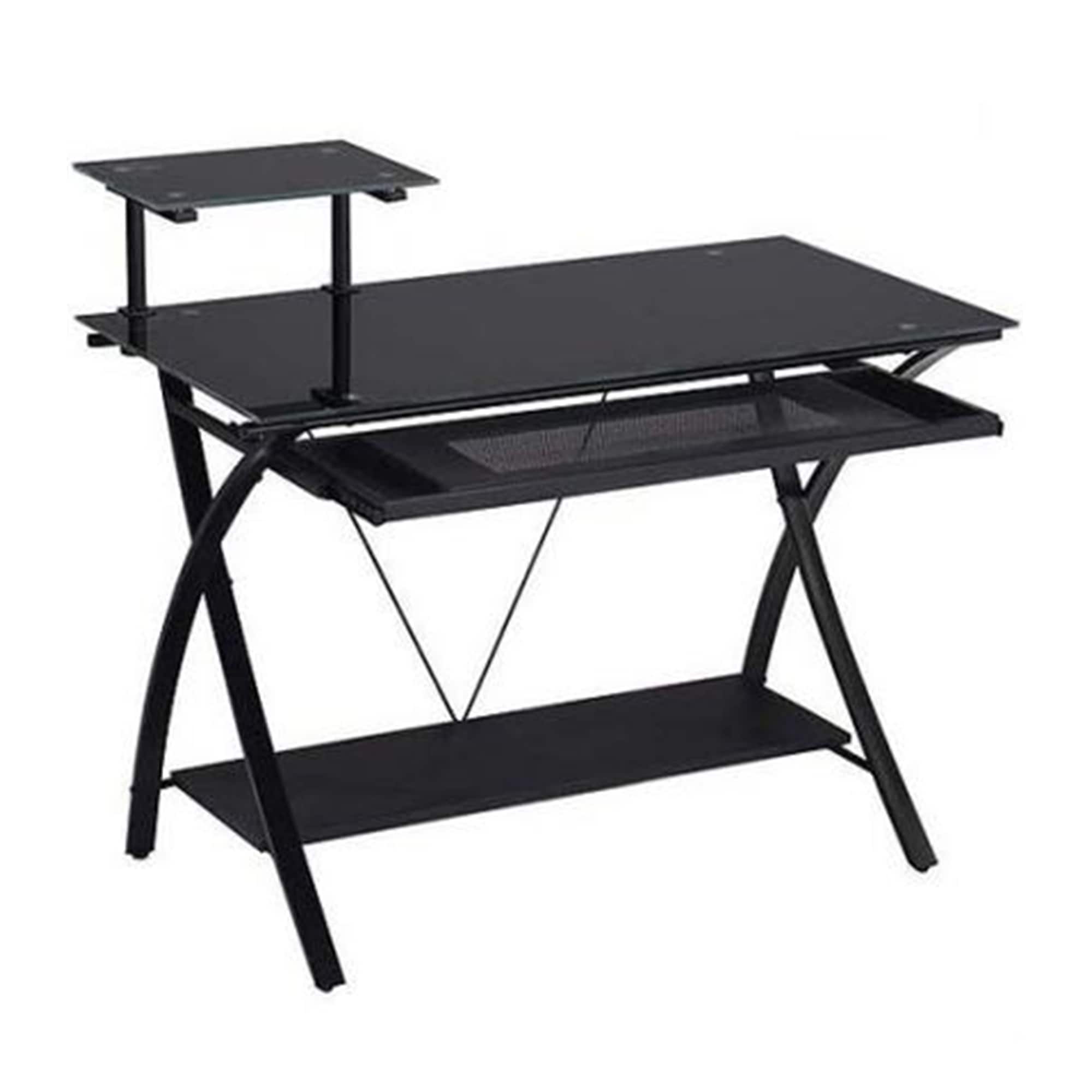 Benzara BM158749 24-in Black Modern/Contemporary Computer Desk