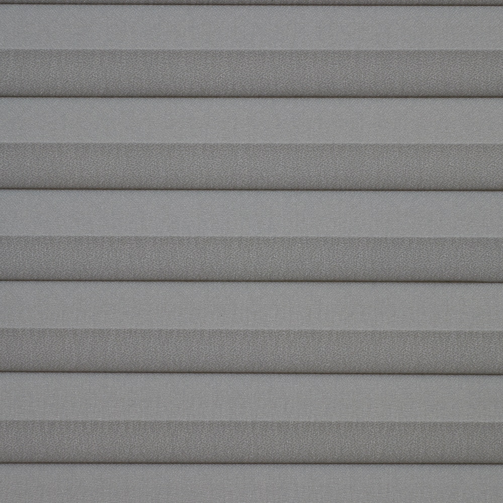 LEVOLOR 1830201 Designer Textures Graphite Room darkening Polycotton 9/16-in Single Cellular shade swatch