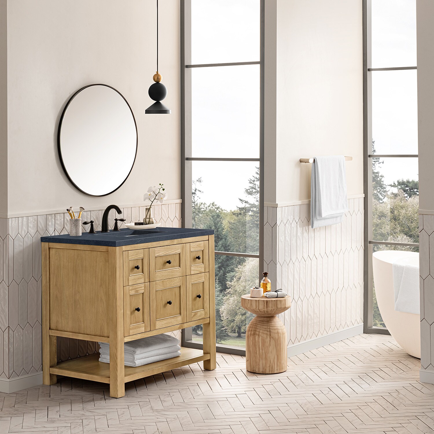 James Martin Vanities 330-V36-LNO-3CSP Bath-Vanity-Combo - View #3