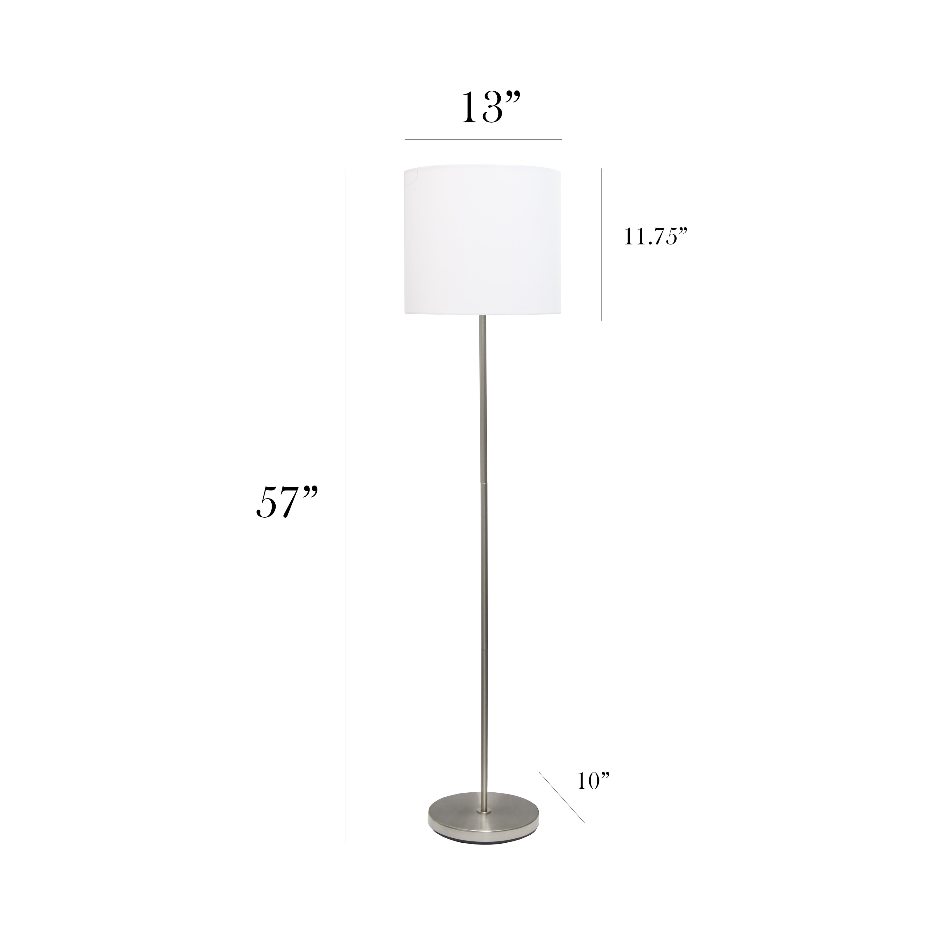 Simple Designs LF2004-WHT floorlamps - View #9